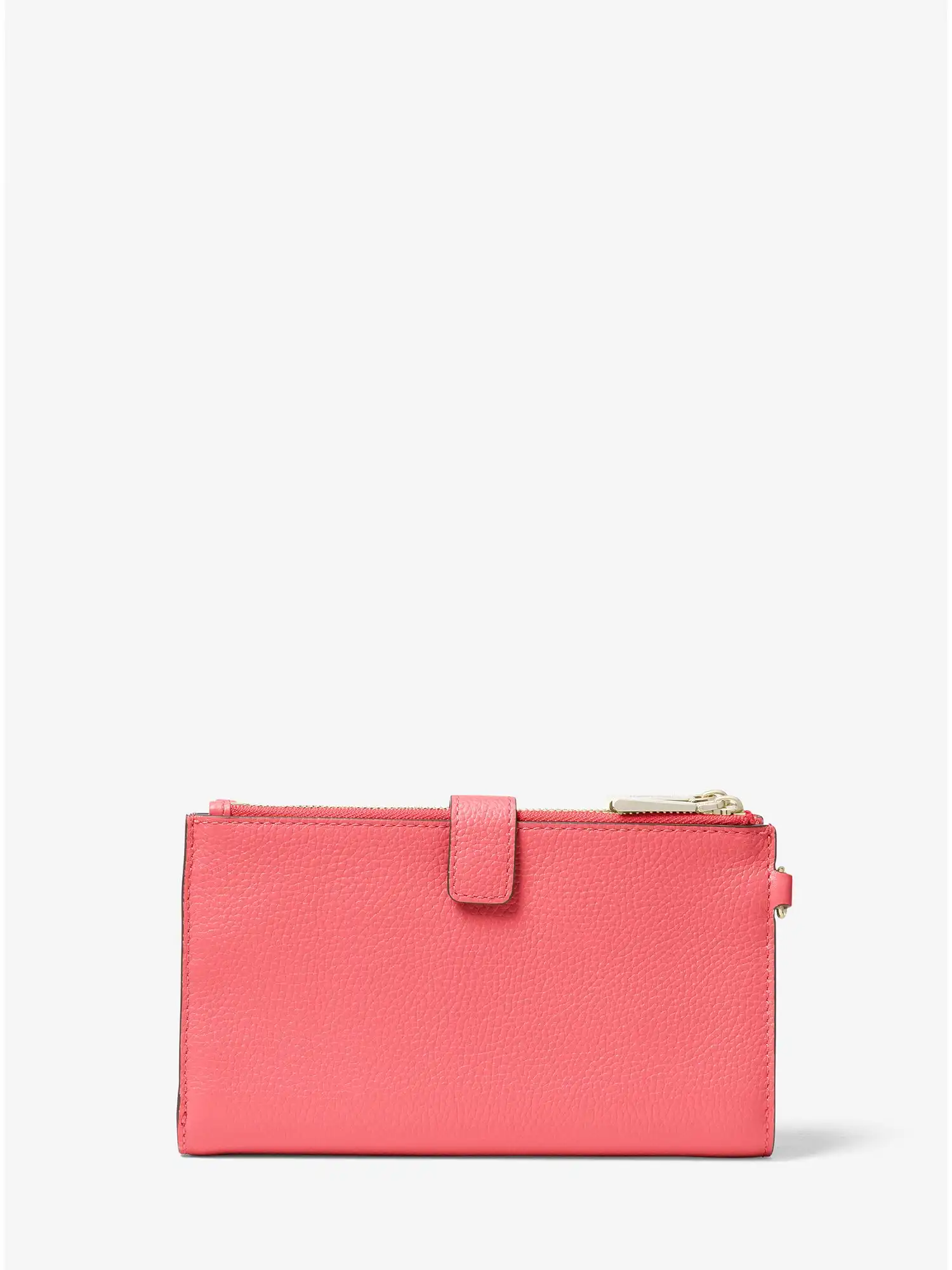 adele pebbled leather smartphone wallet dahlia