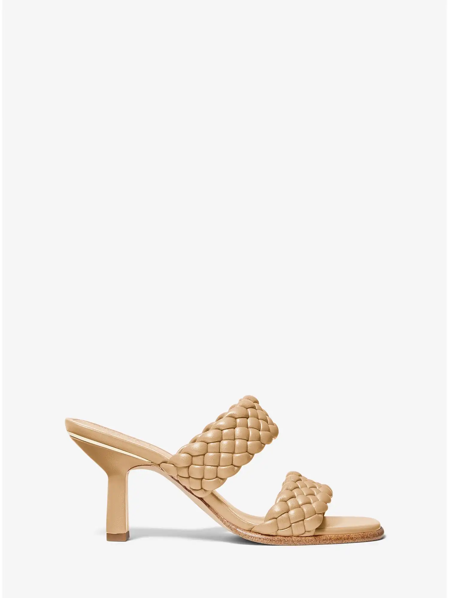 amelia braided mule camel