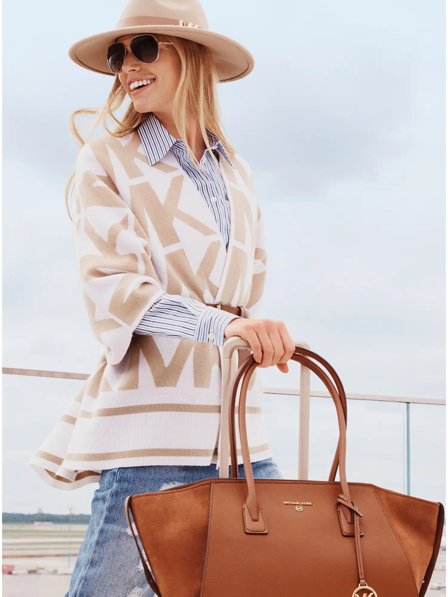 avril small leather top zip satchel luggage