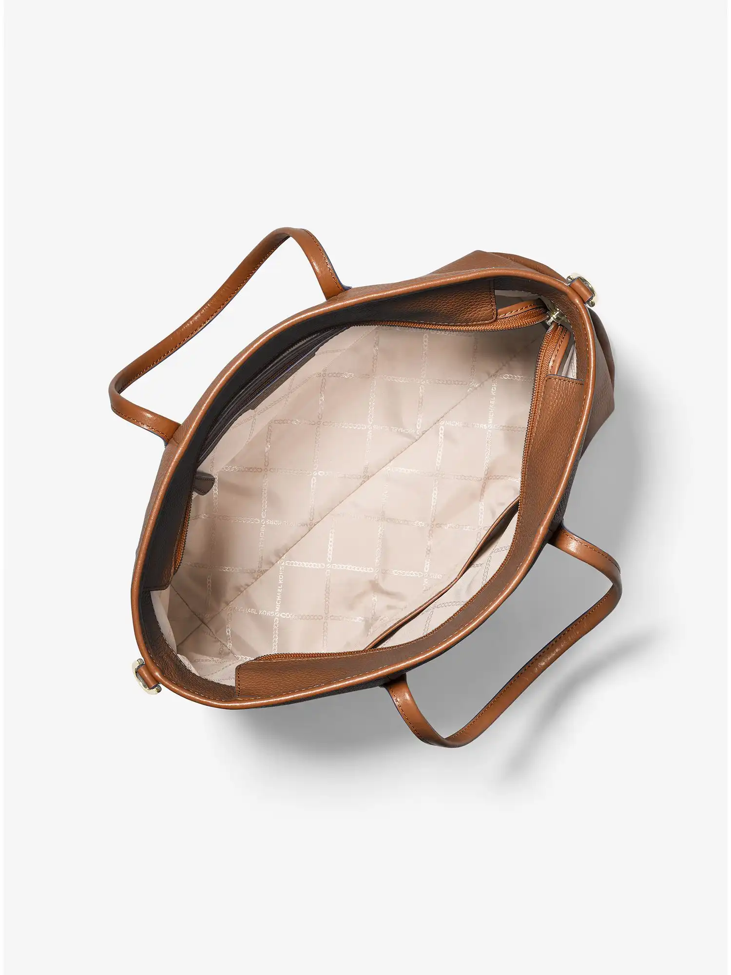 beck medium pebbled leather tote bag luggage