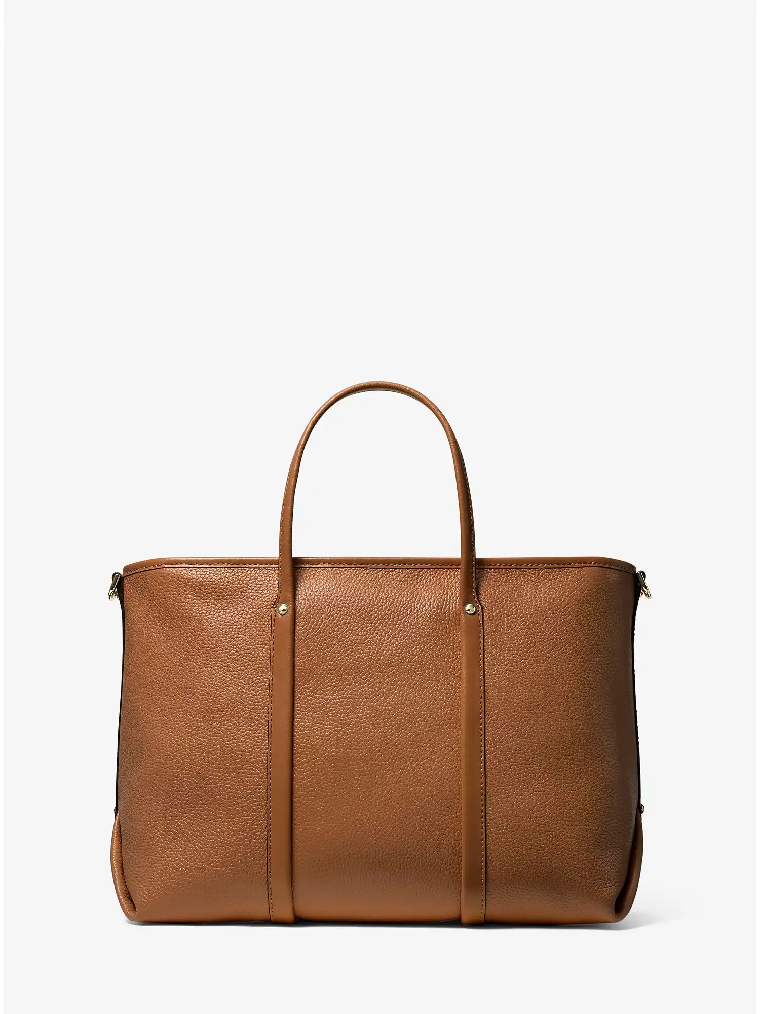 beck medium pebbled leather tote bag luggage