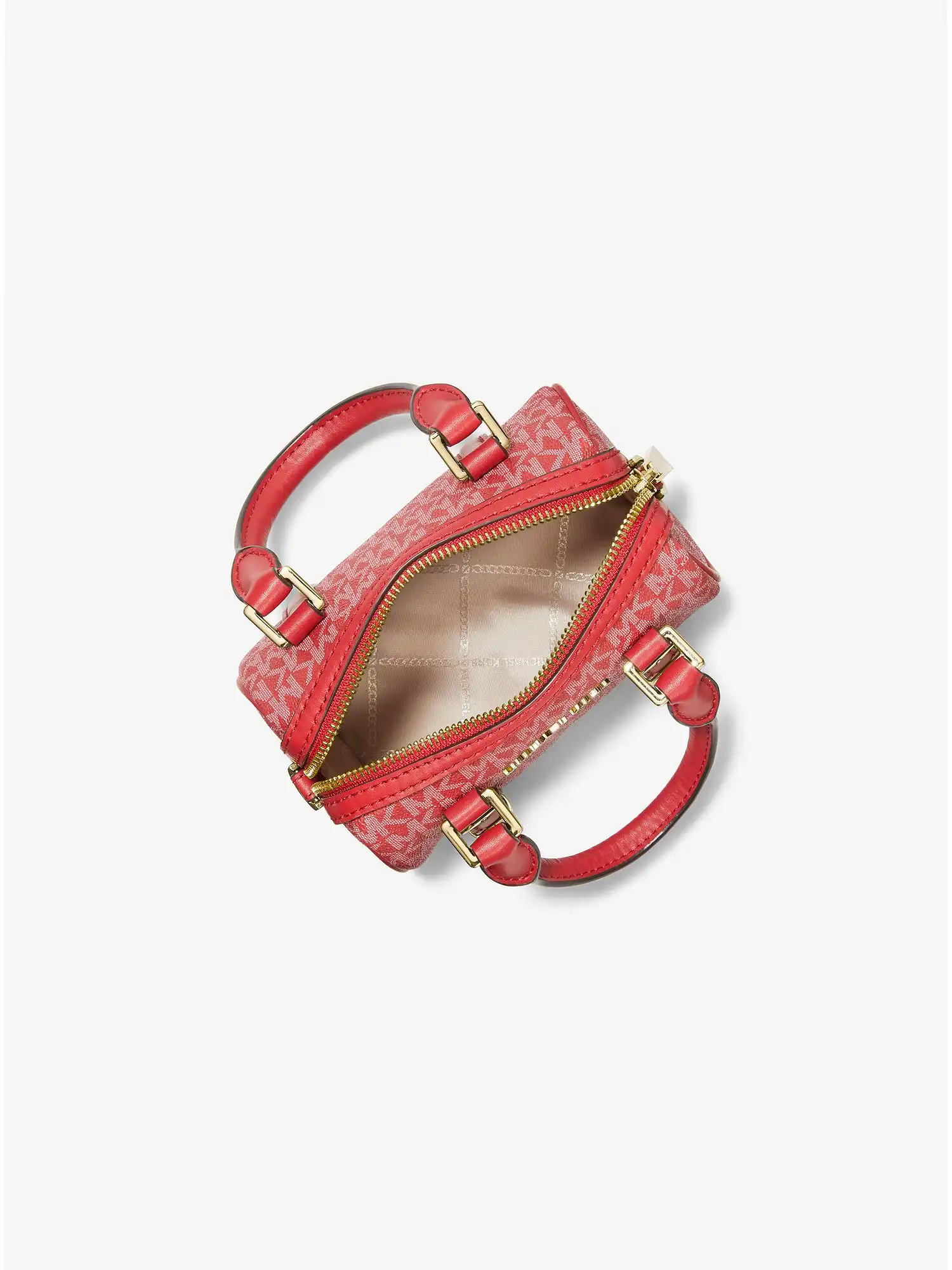 bedford legacy extra small logo duffle crossbody bag crimson