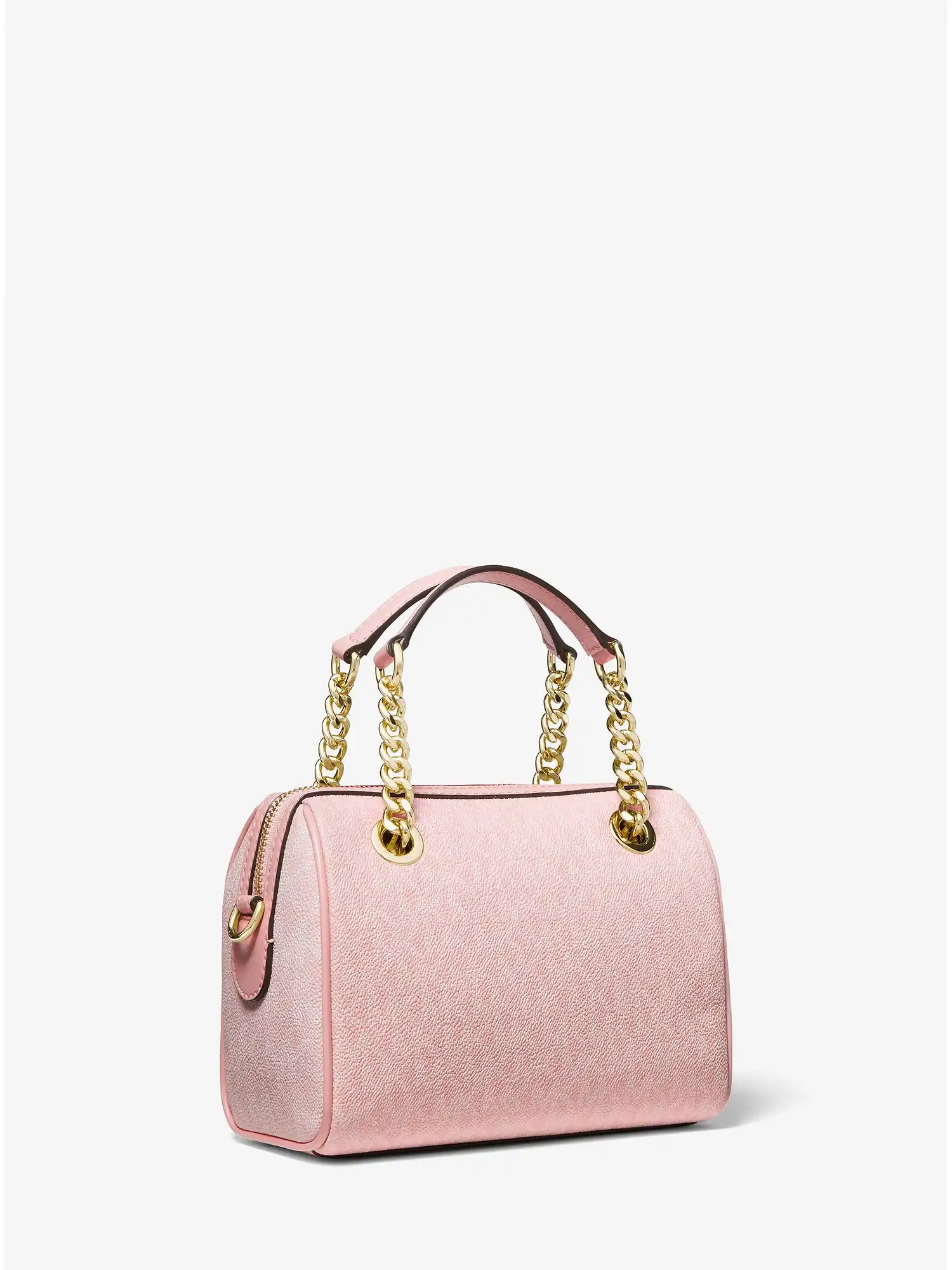 blaire extra small logo satchel smokey rose