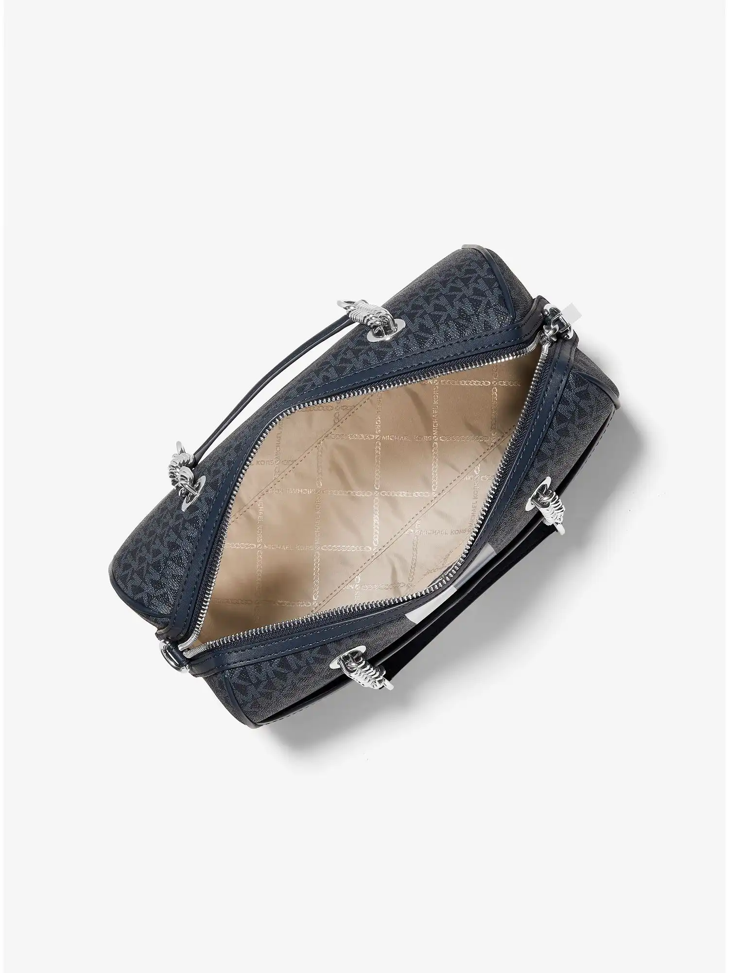 blaire medium logo stripe duffel crossbody bag adm plbl opw