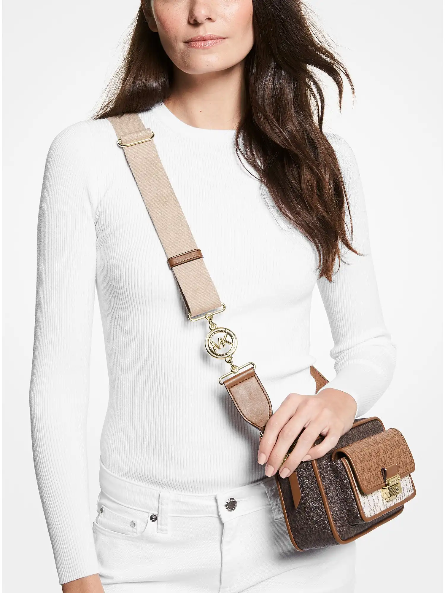 bradshaw medium color block graphic logo camera bag luggage multi