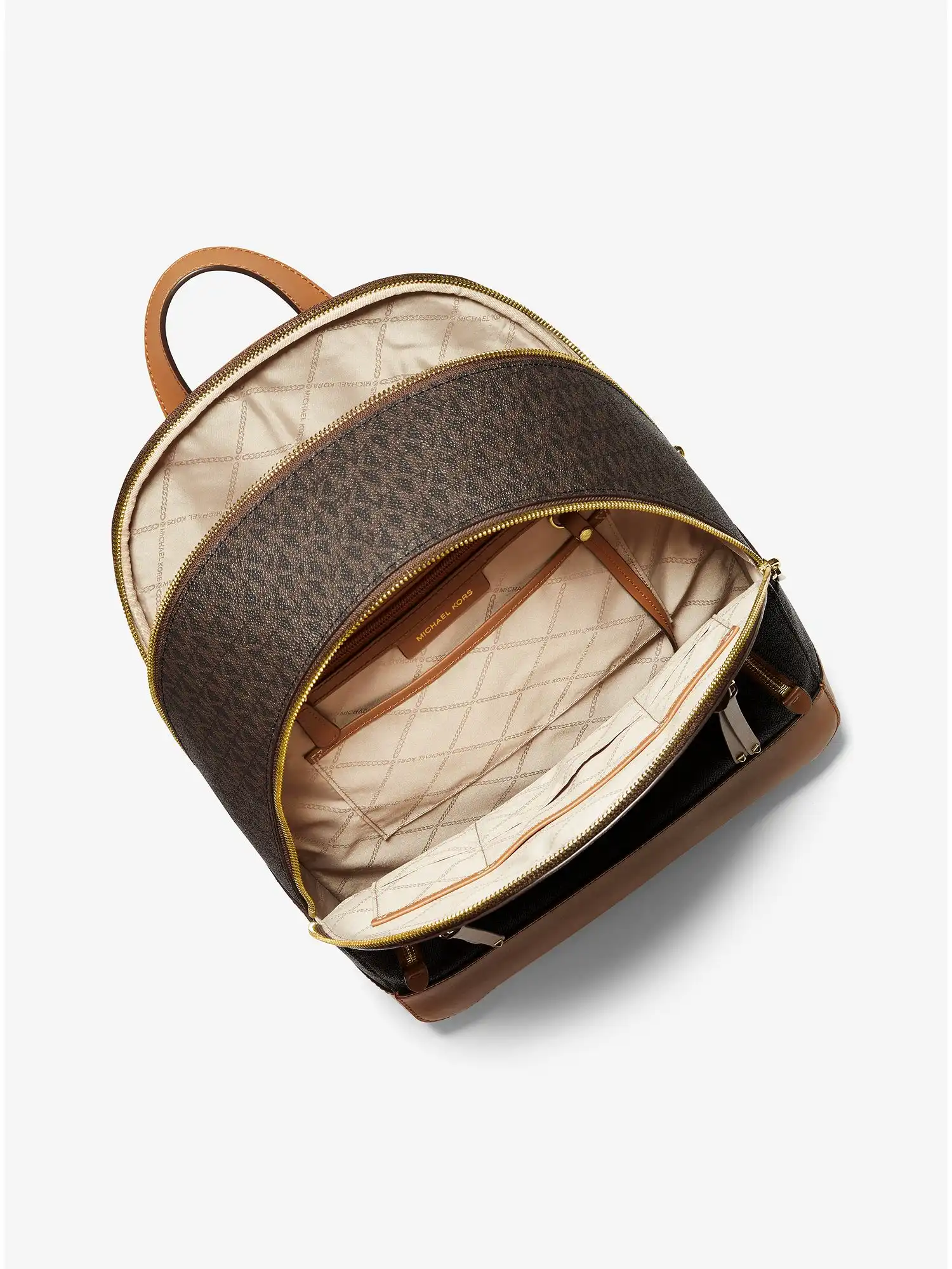 brooklyn large logo backpack brn acorn