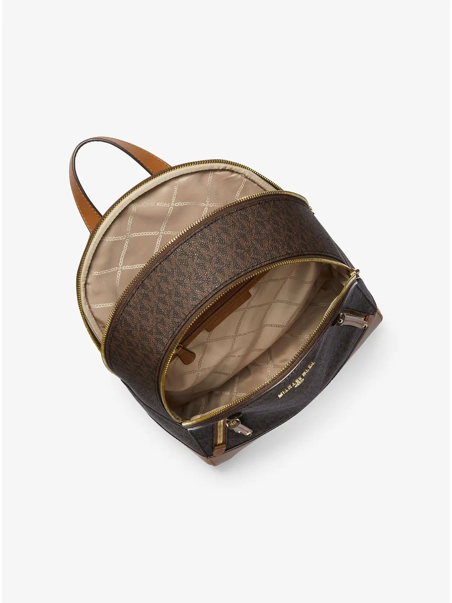 brooklyn medium logo backpack brn acorn