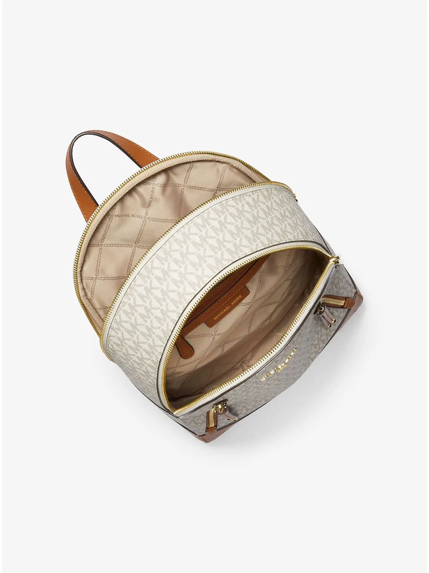 brooklyn medium logo backpack vanilla acorn