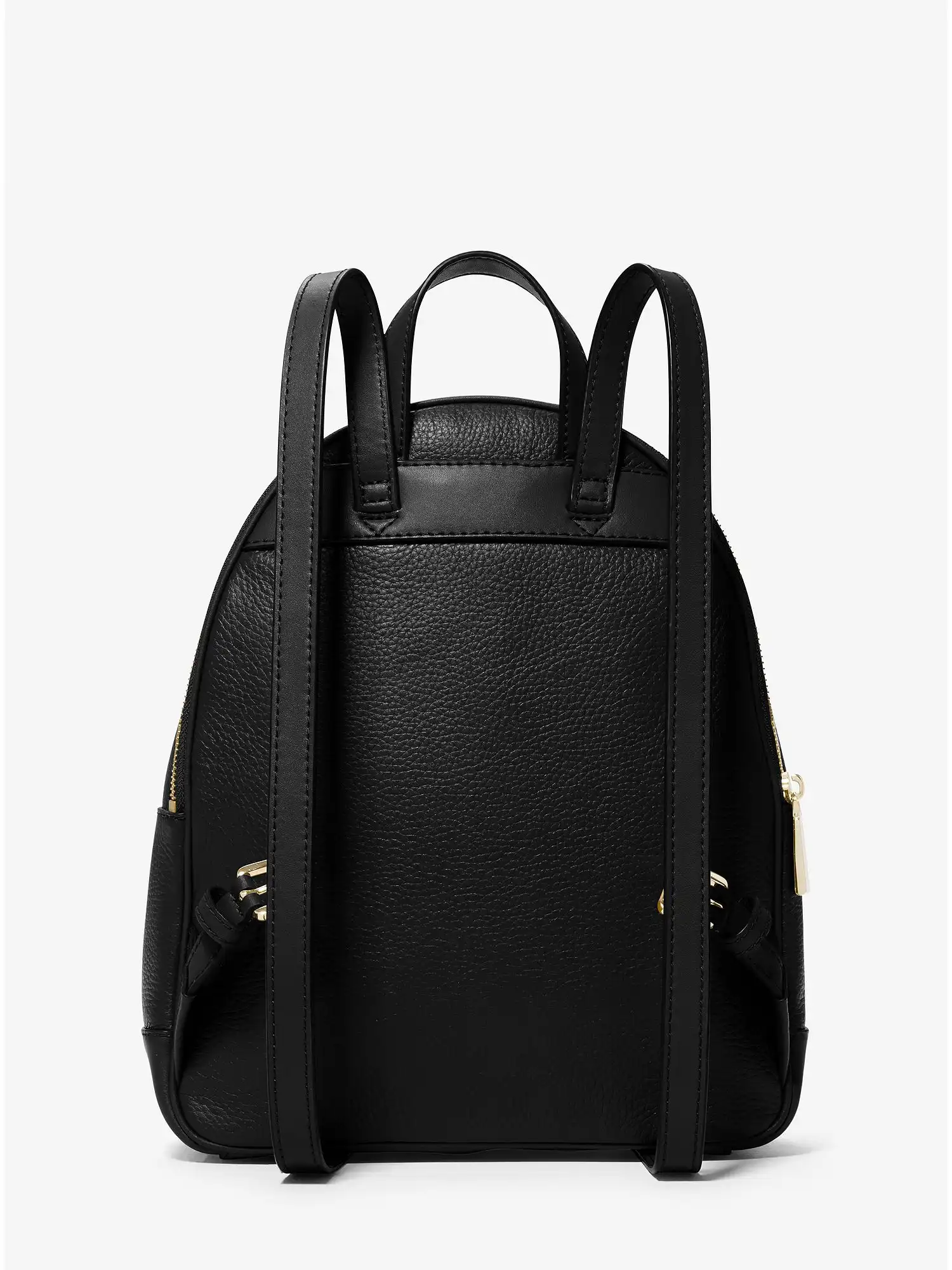brooklyn medium pebbled leather backpack black