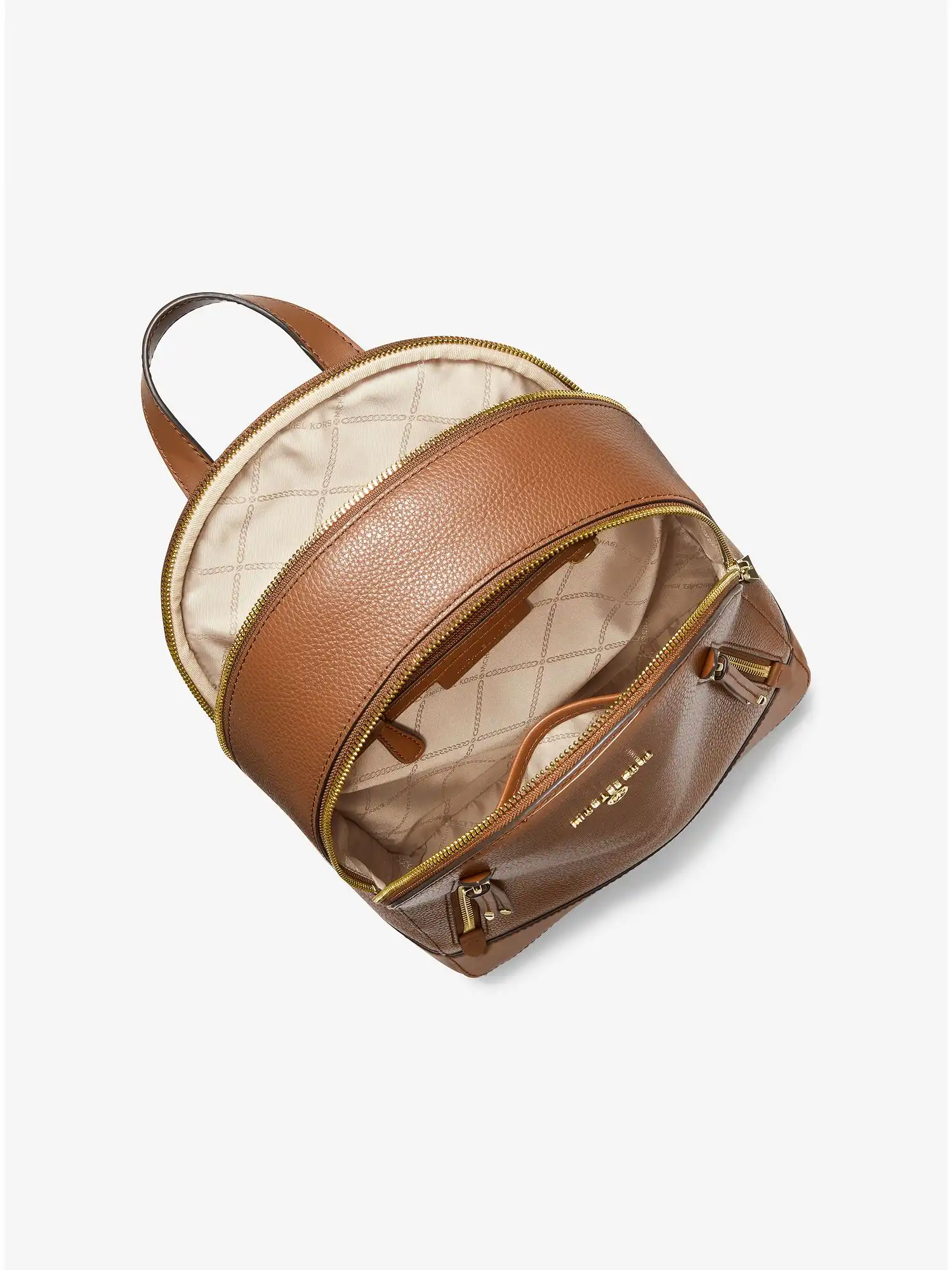 brooklyn medium pebbled leather backpack luggage