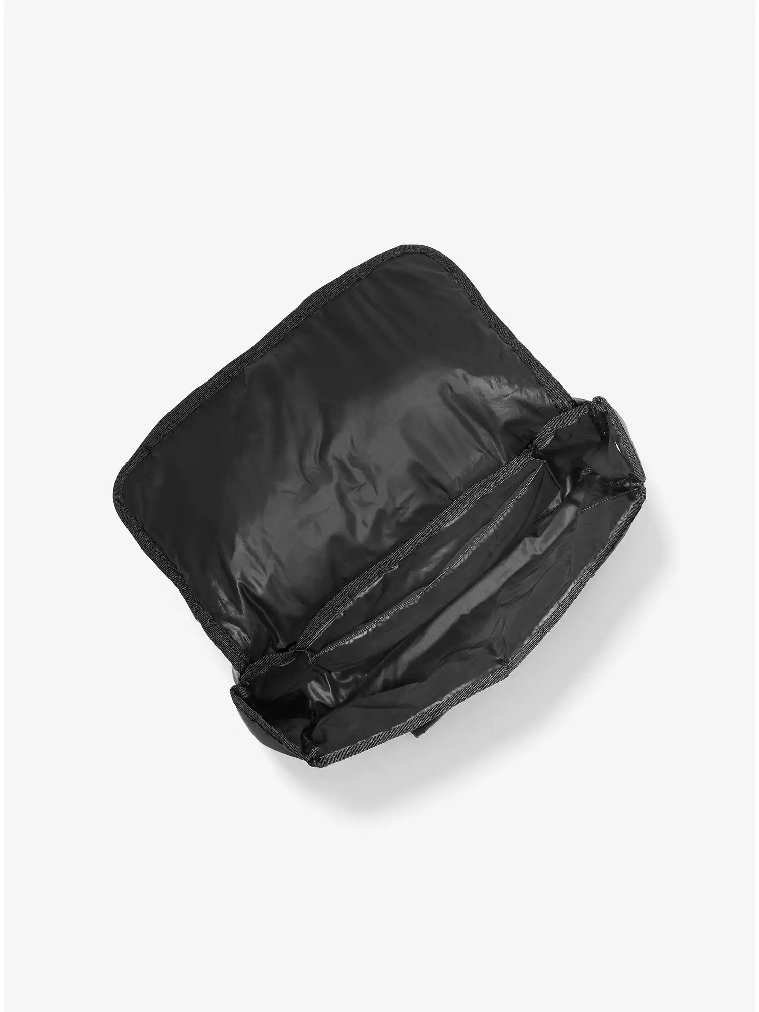brooklyn quilted recycled polyester sling pack black