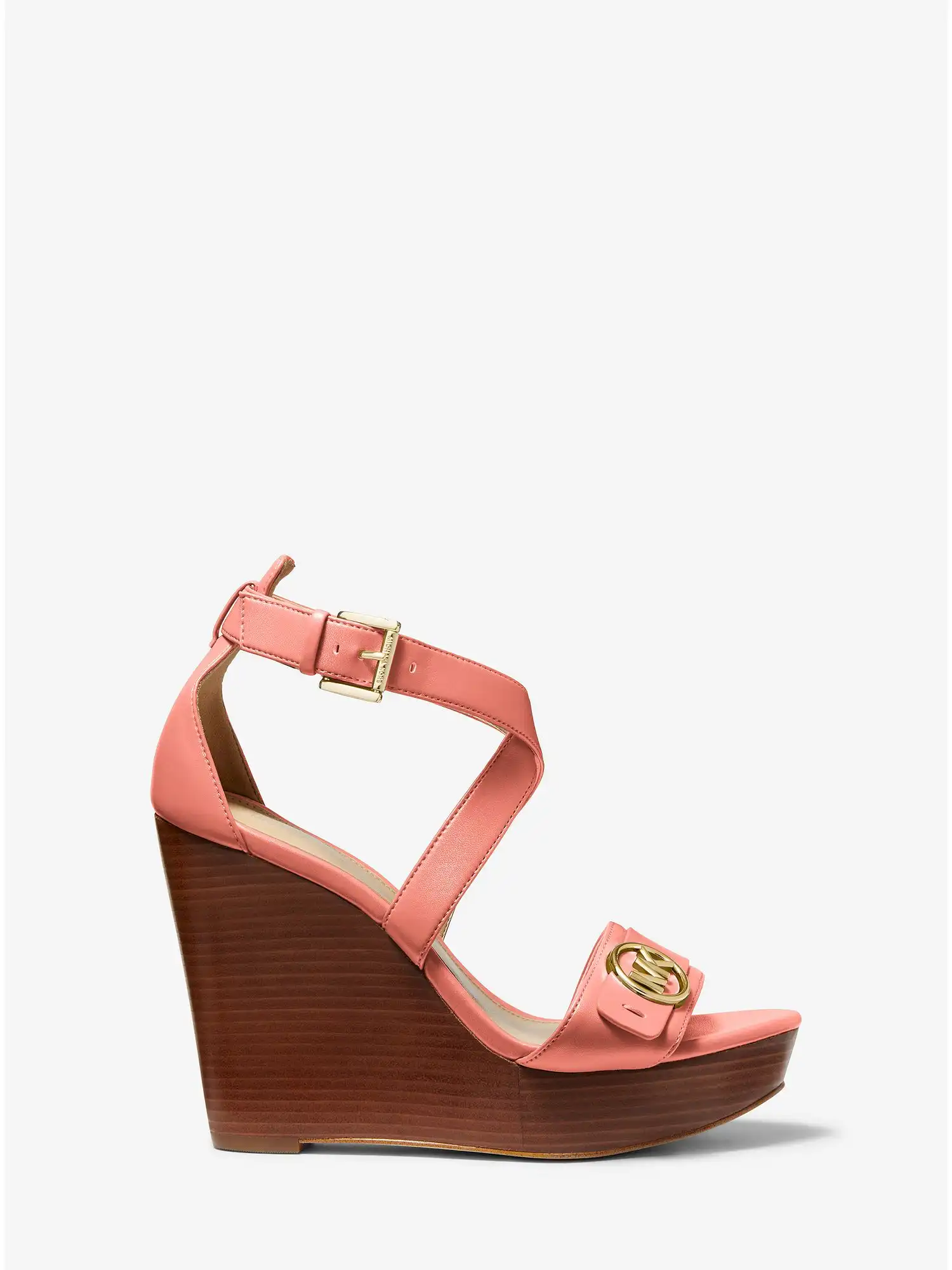 carmen faux leather wedge sandal sherbert
