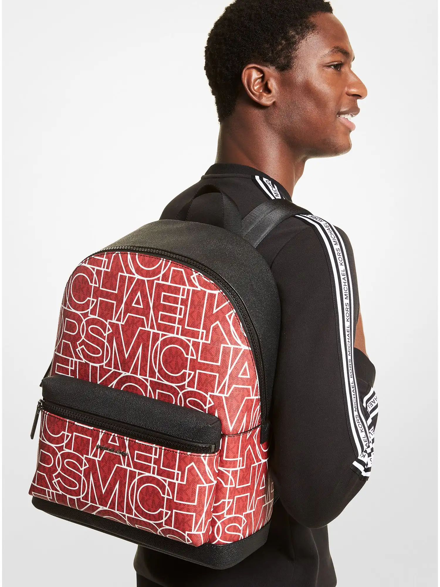 cooper graphic logo backpack flame