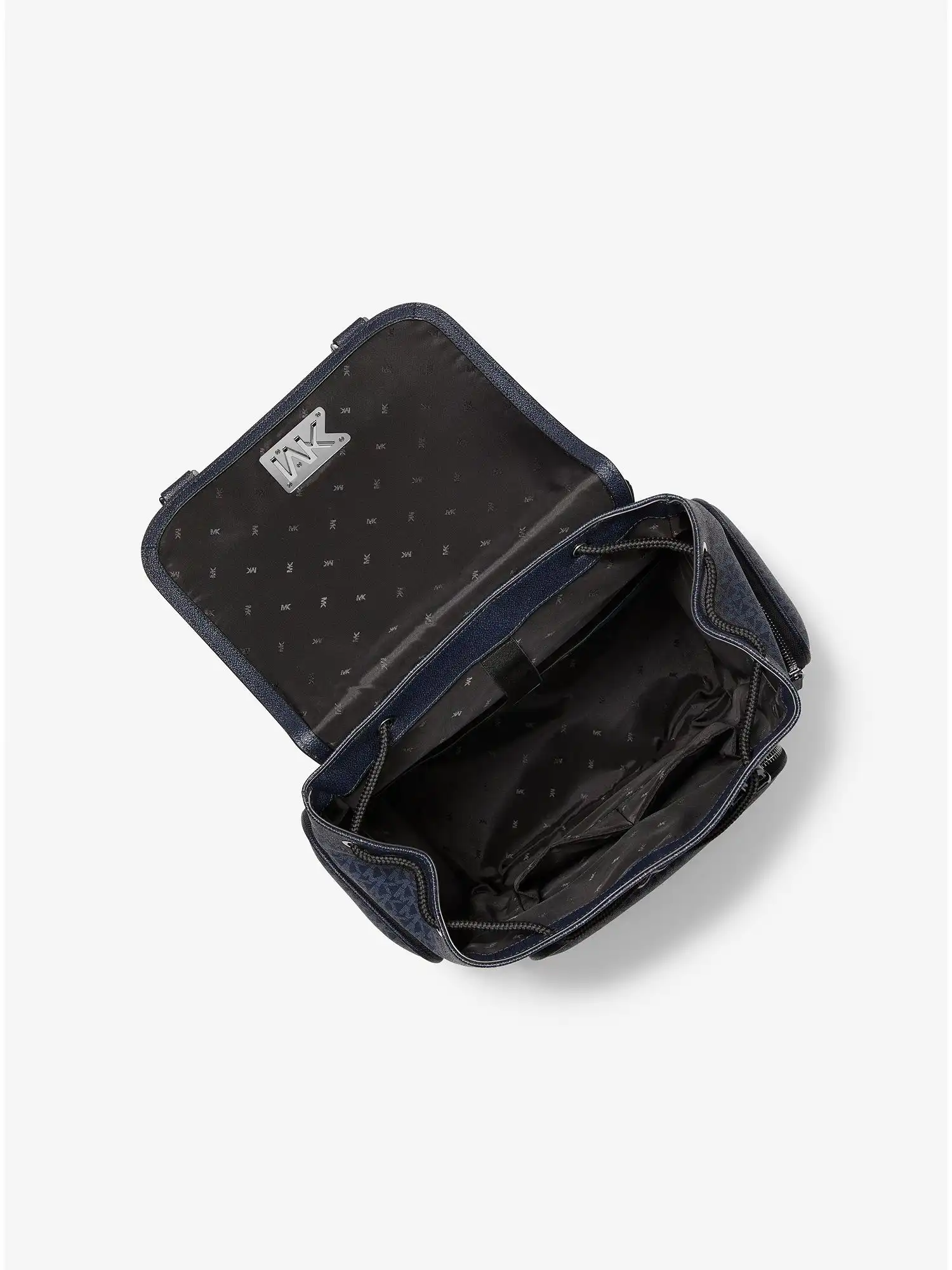 cooper logo and faux leather backpack admiral mlti