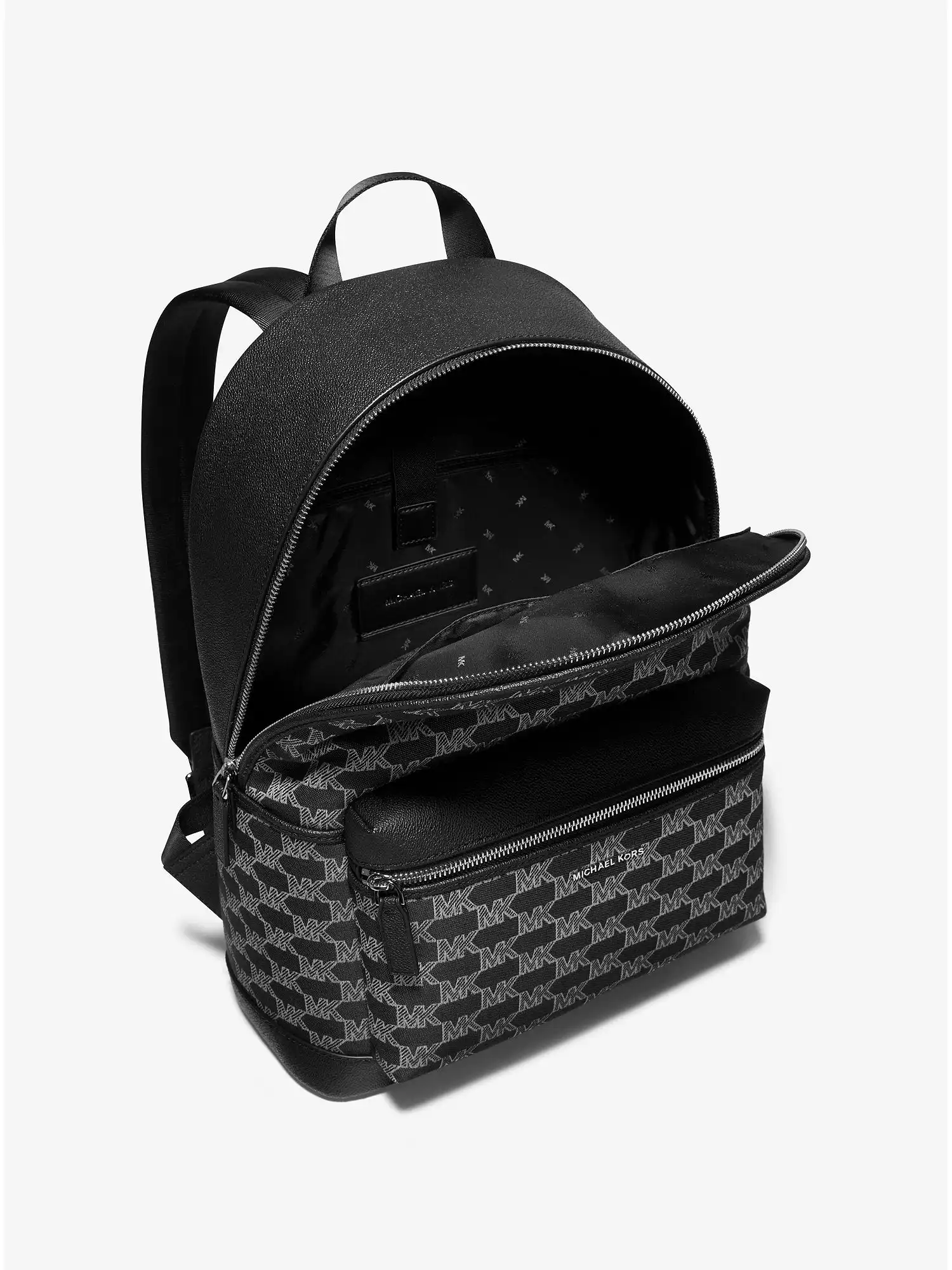 cooper logo jacquard backpack black combo