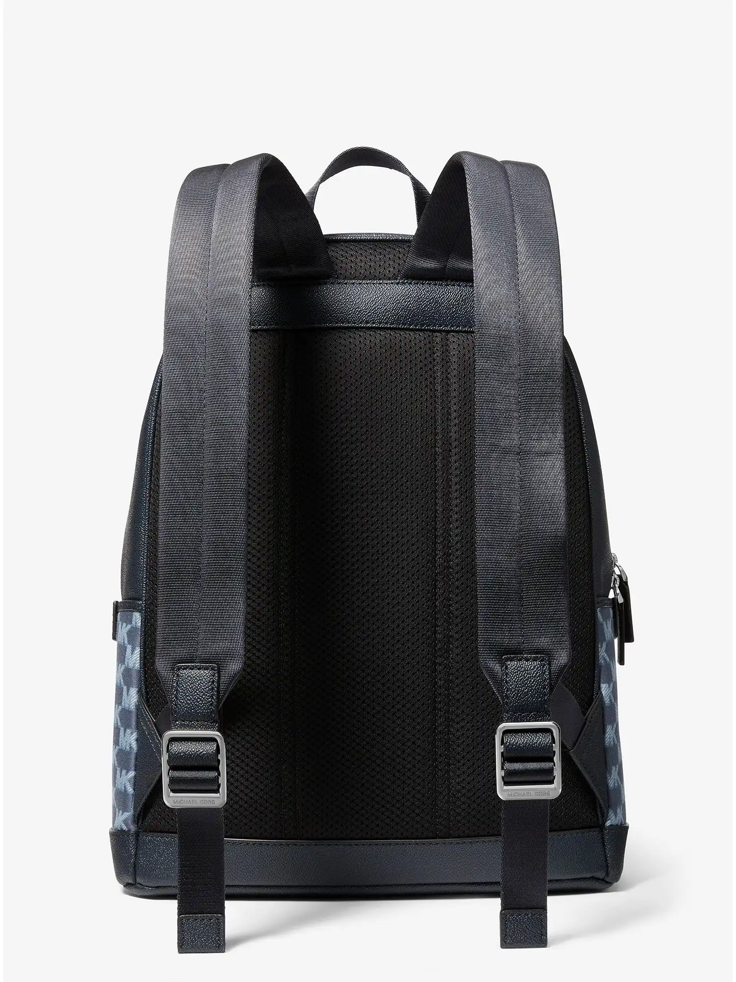 cooper logo jacquard backpack navy multi