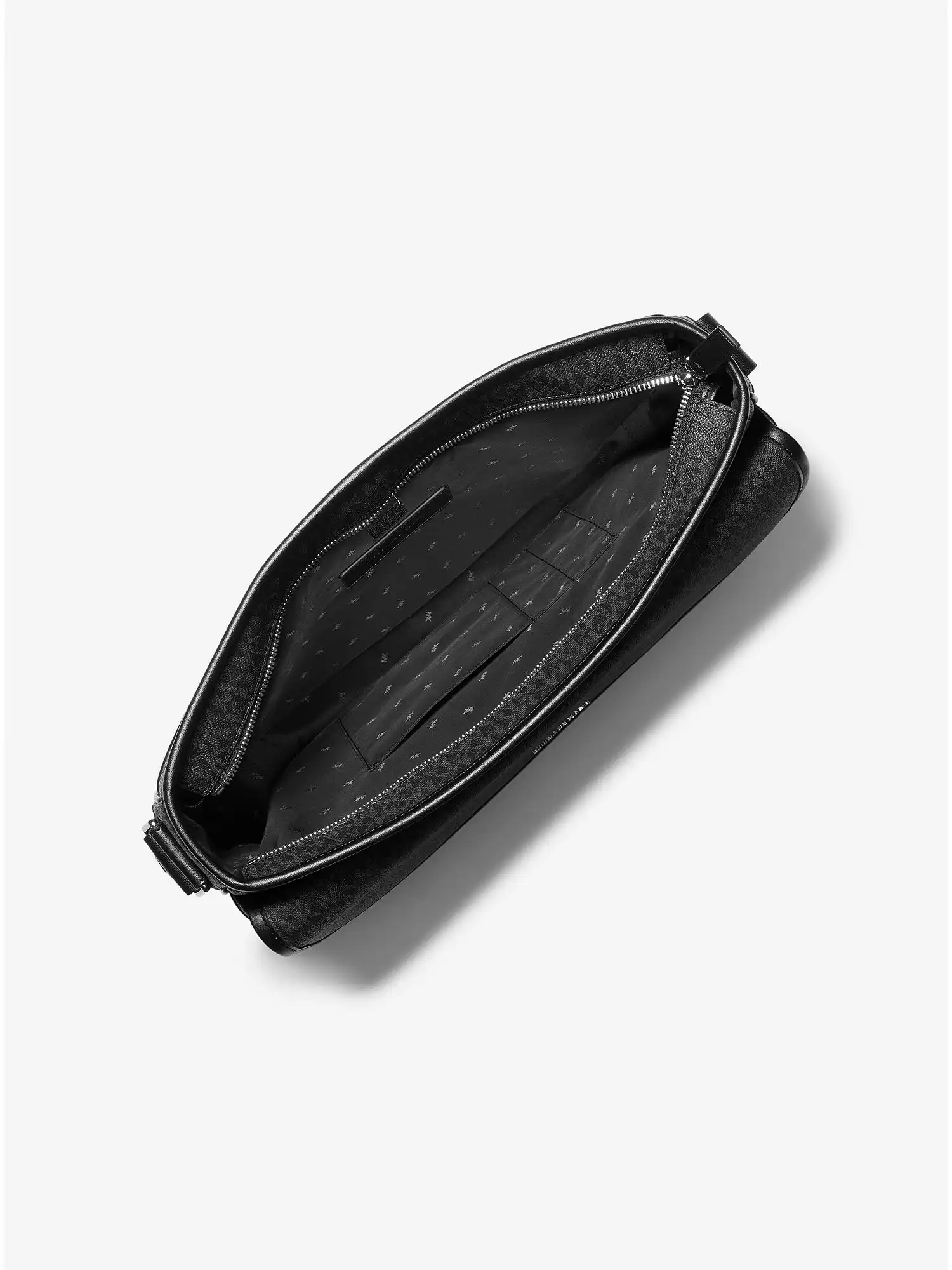 cooper logo messenger bag black