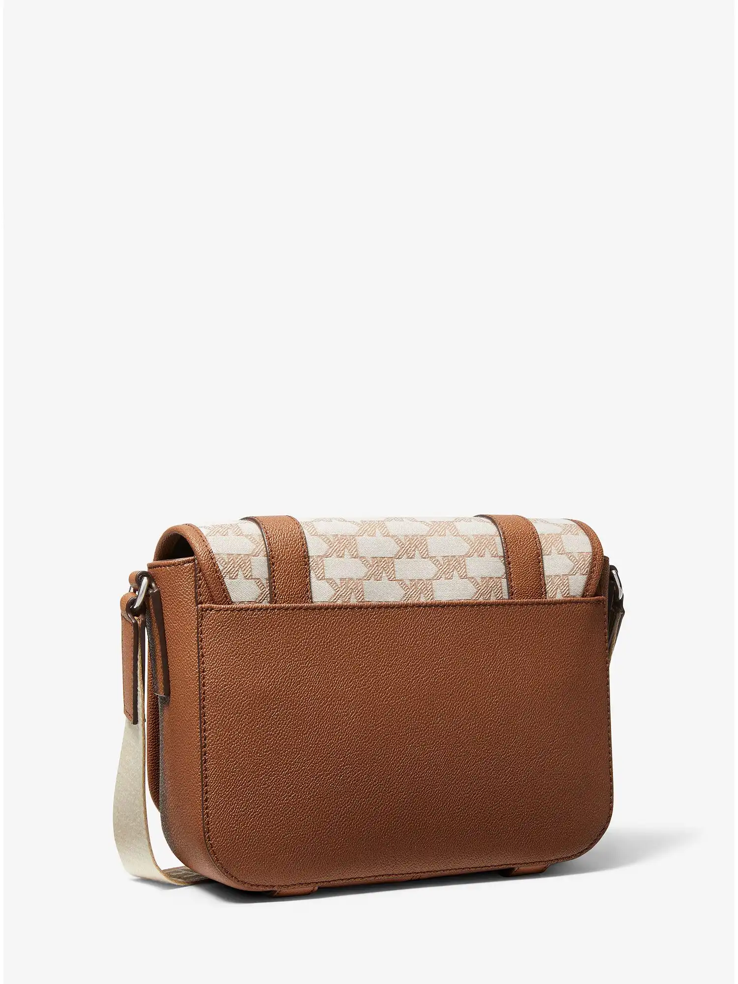 cooper medium logo jacquard messenger bag lt cream mlt