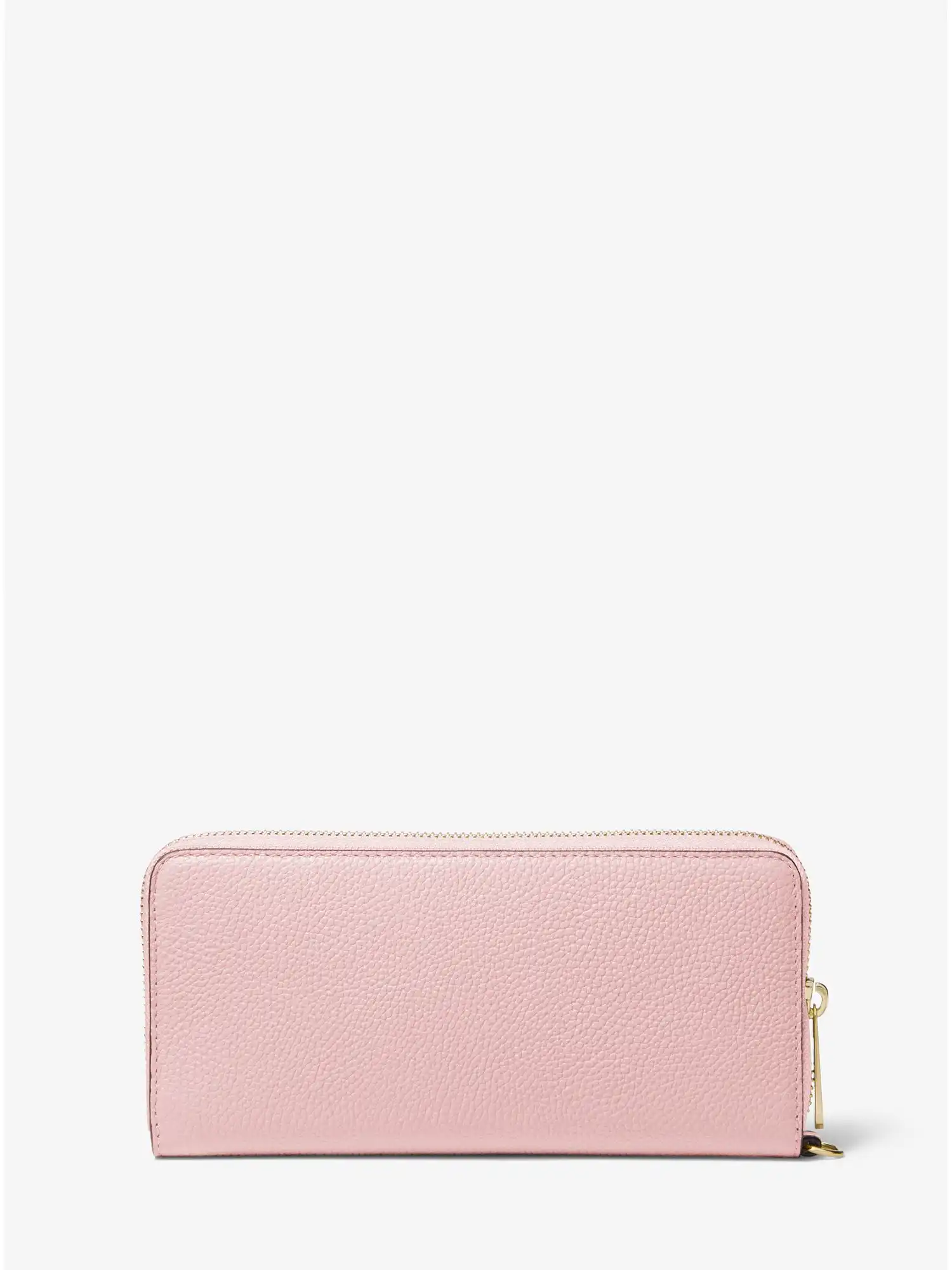 crossgrain leather continental wristlet smokey rose