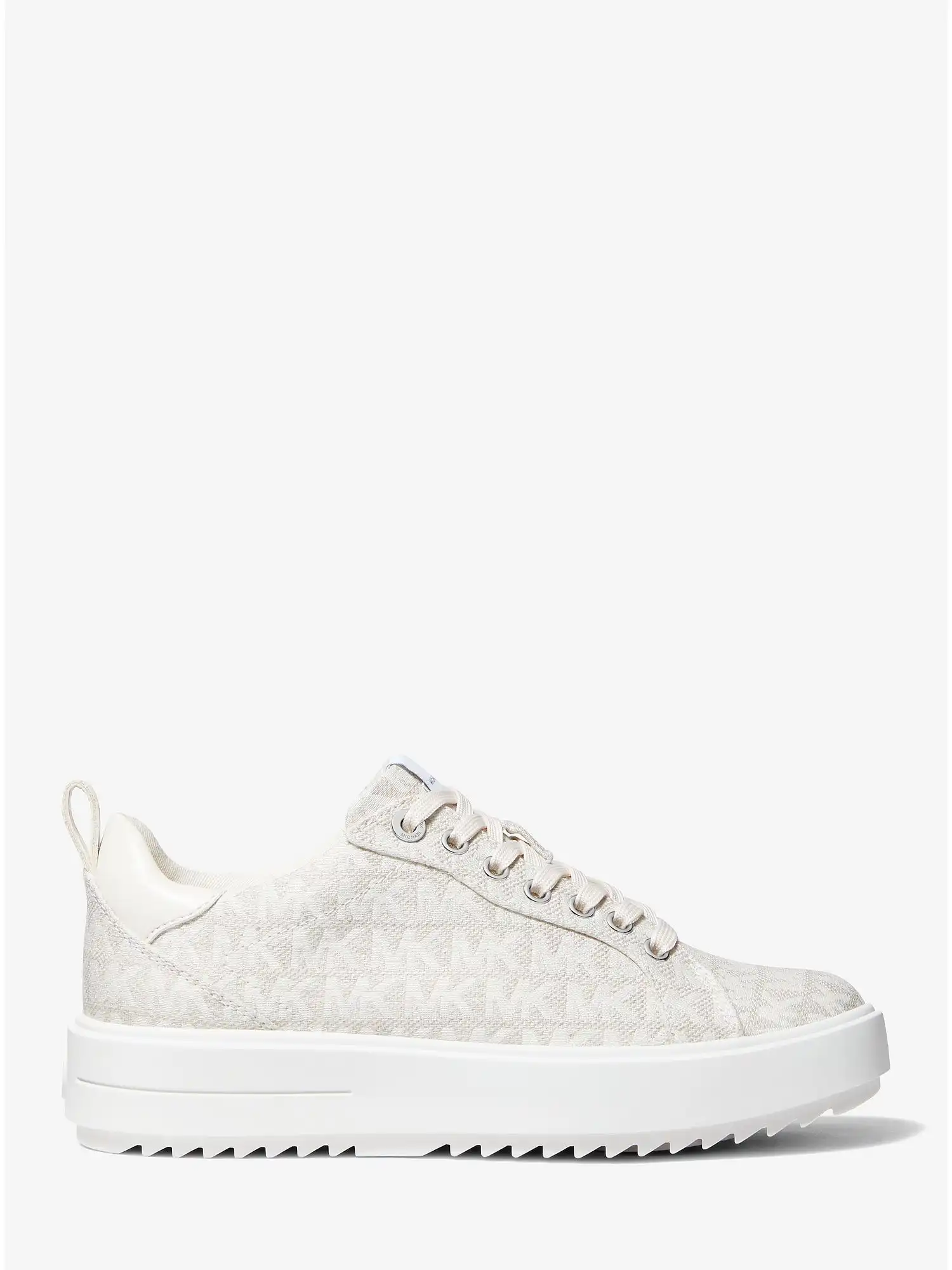 emmett logo jacquard sneaker natural