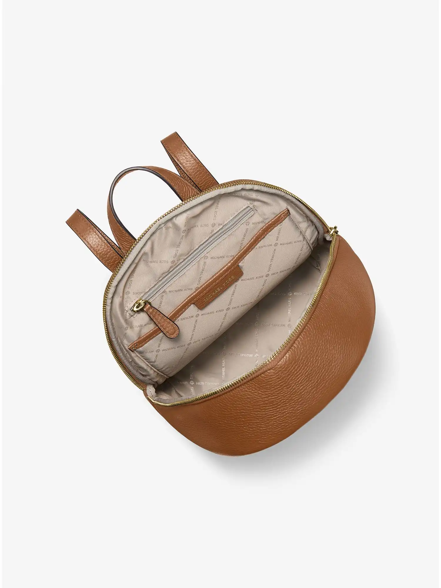 erin medium pebbled leather backpack luggage