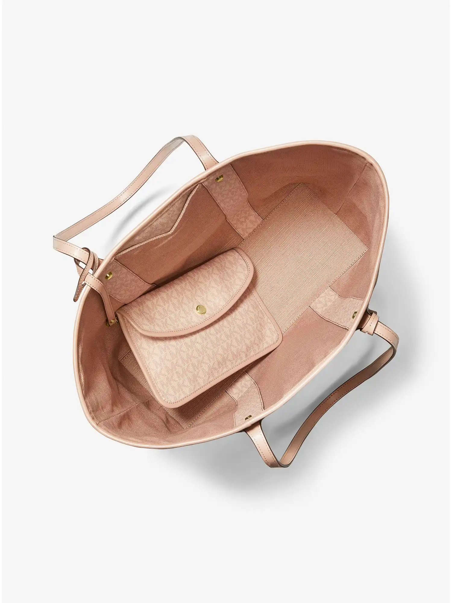 eva large logo stripe tote bag ballet multi