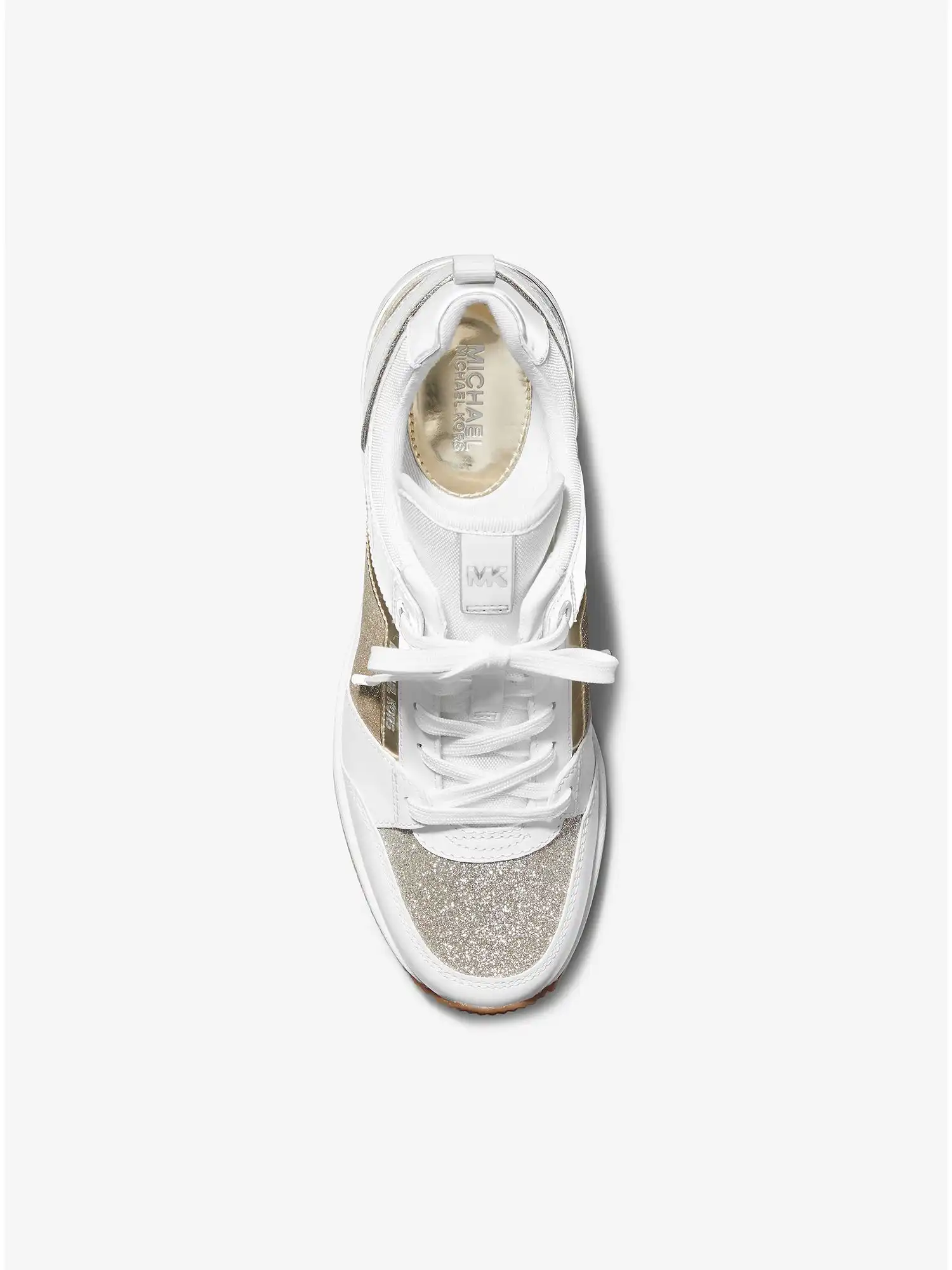 georgie mixed media trainer silv plgold