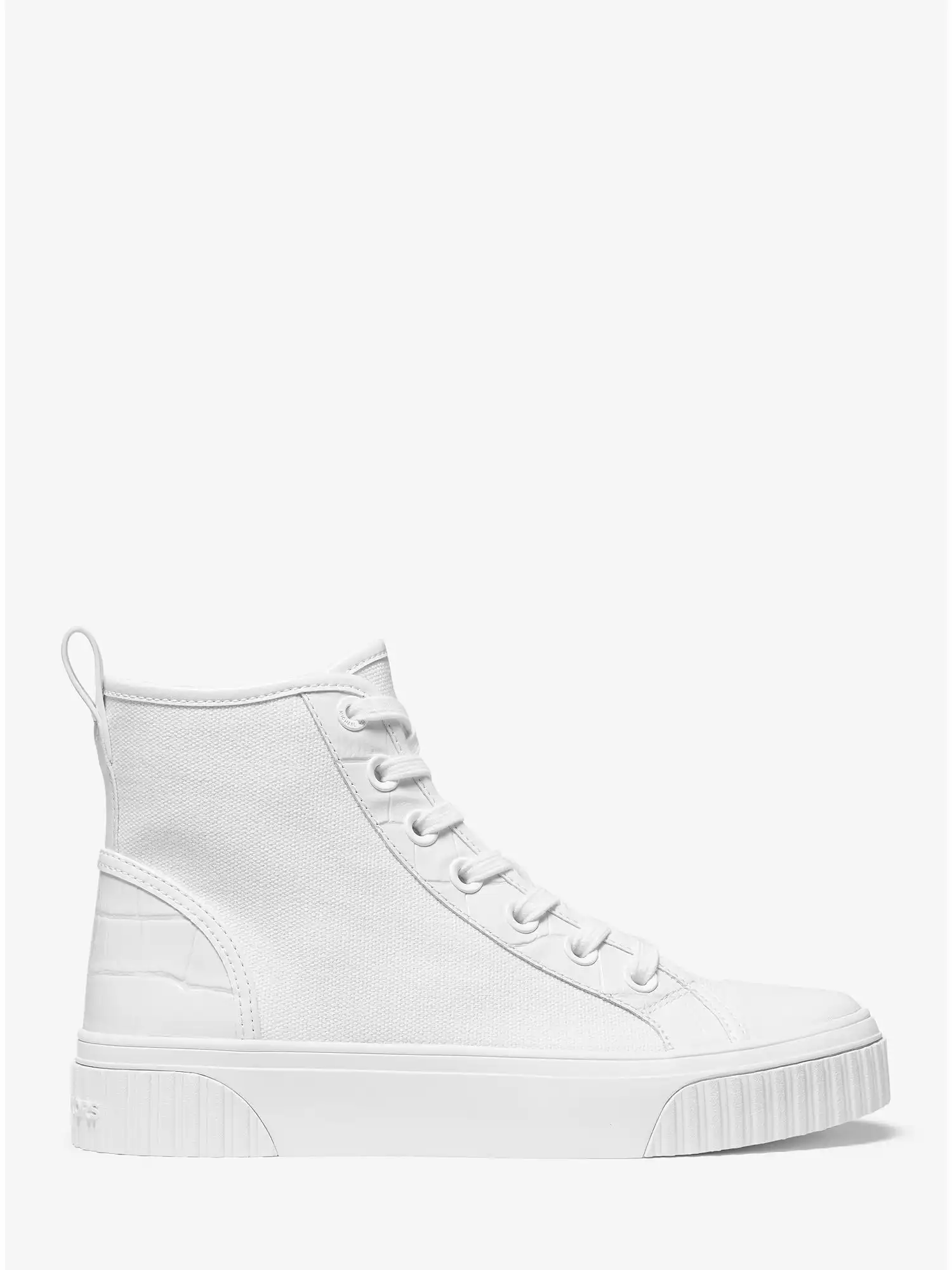gertie canvas high top sneaker optic white