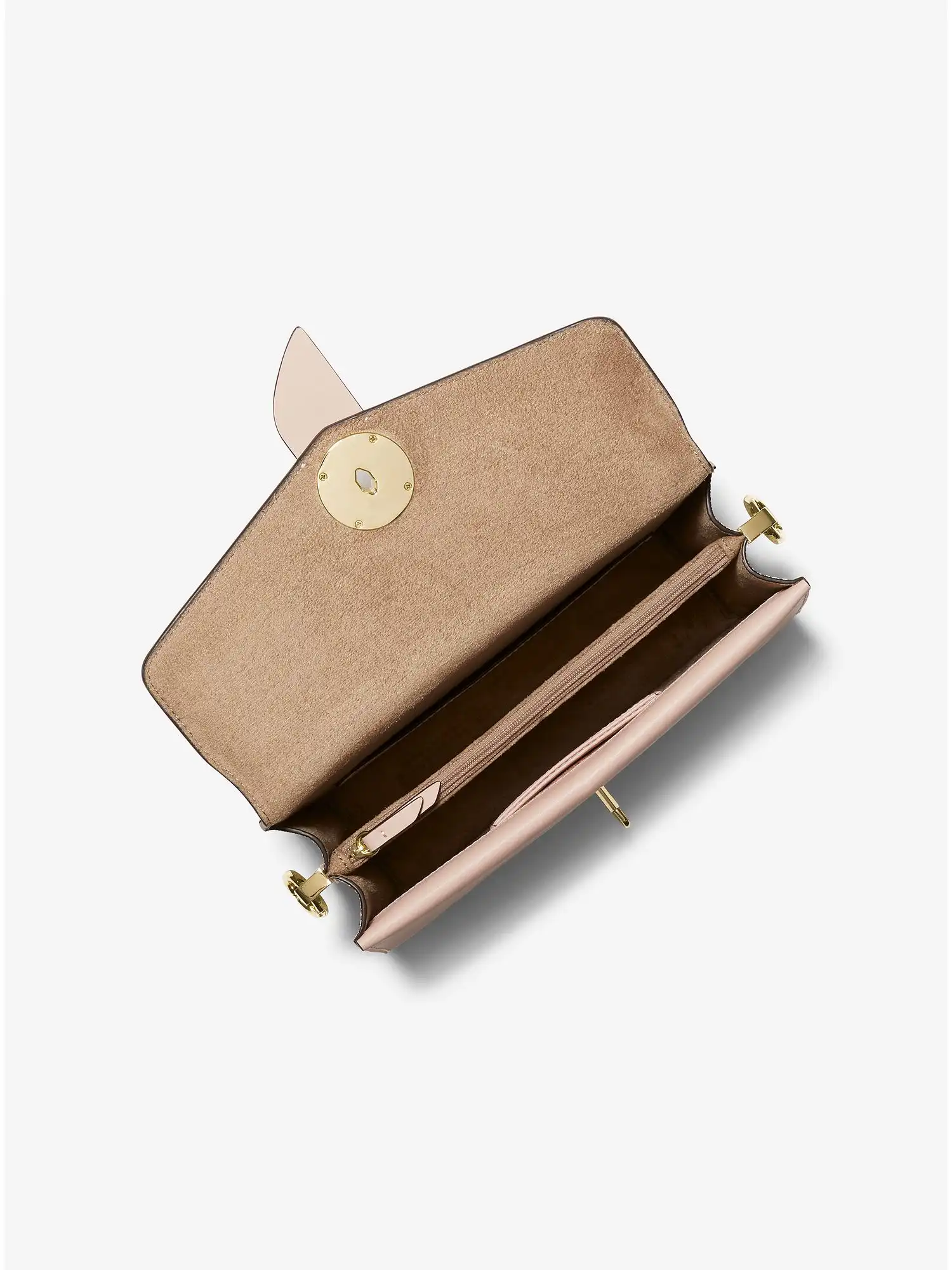 greenwich medium logo shoulder bag vanilla soft pink