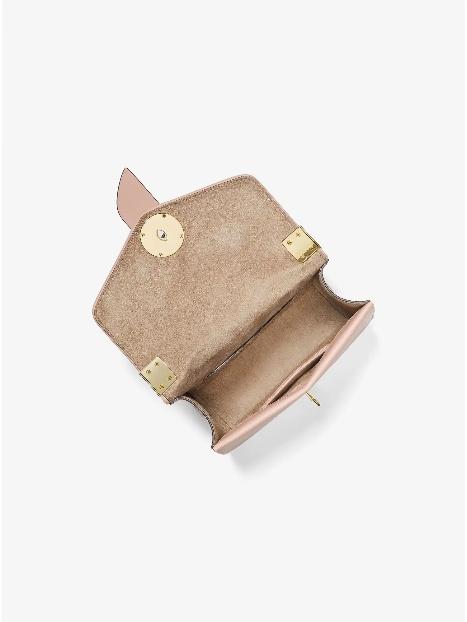 greenwich small logo jacquard crossbody bag fawn