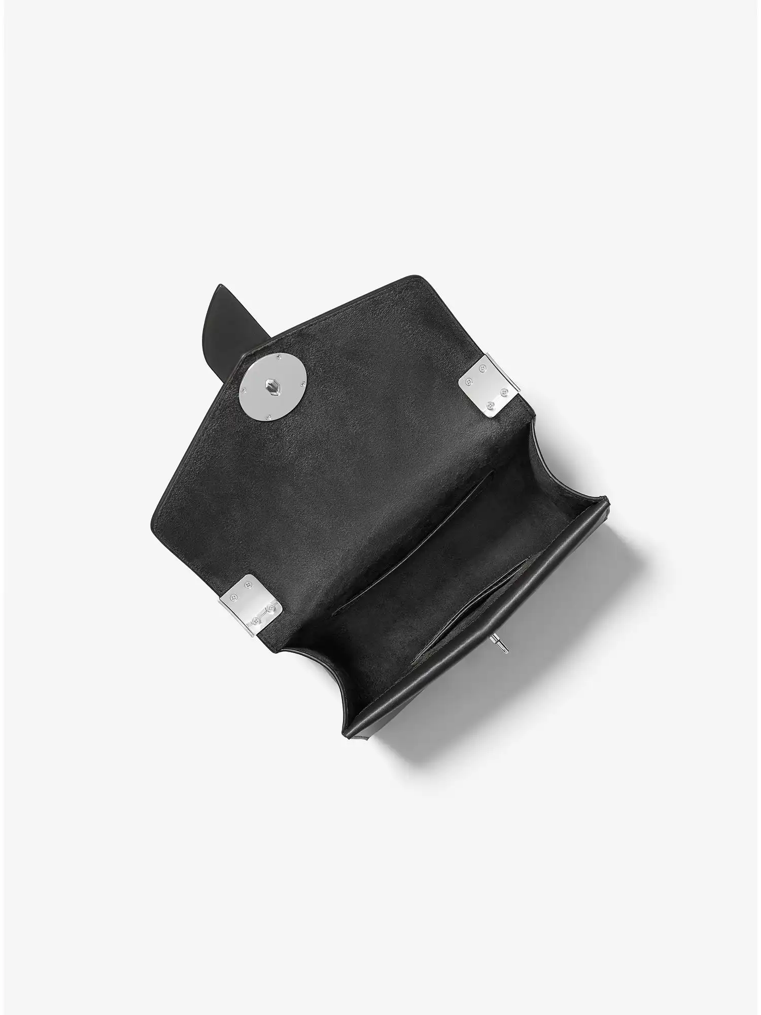 greenwich small saffiano leather crossbody bag black