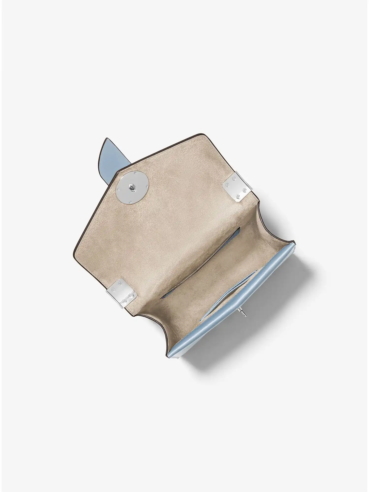 greenwich small saffiano leather crossbody bag chambray