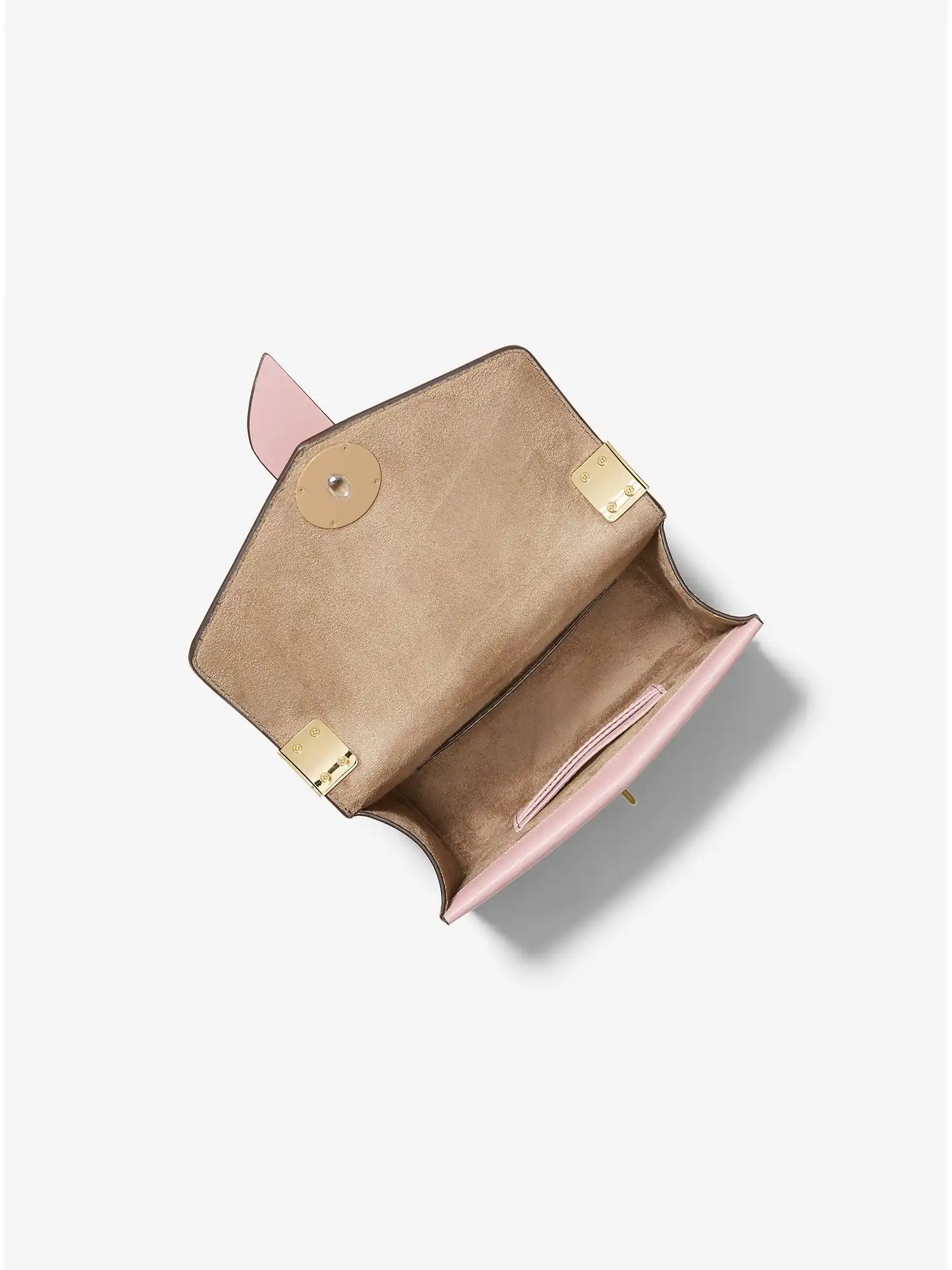 greenwich small saffiano leather crossbody bag smokey rose