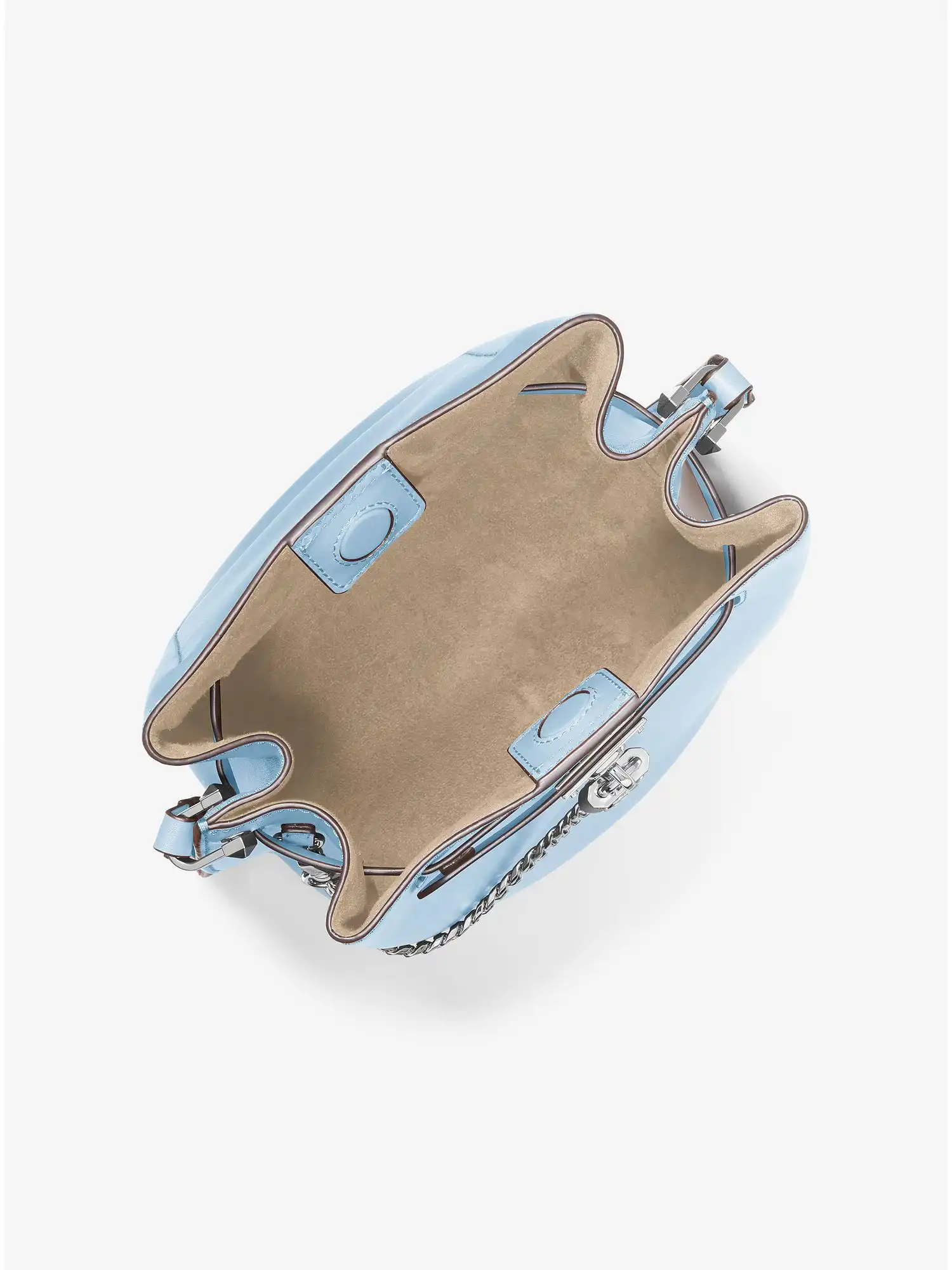 hamilton legacy medium leather messenger bag chambray