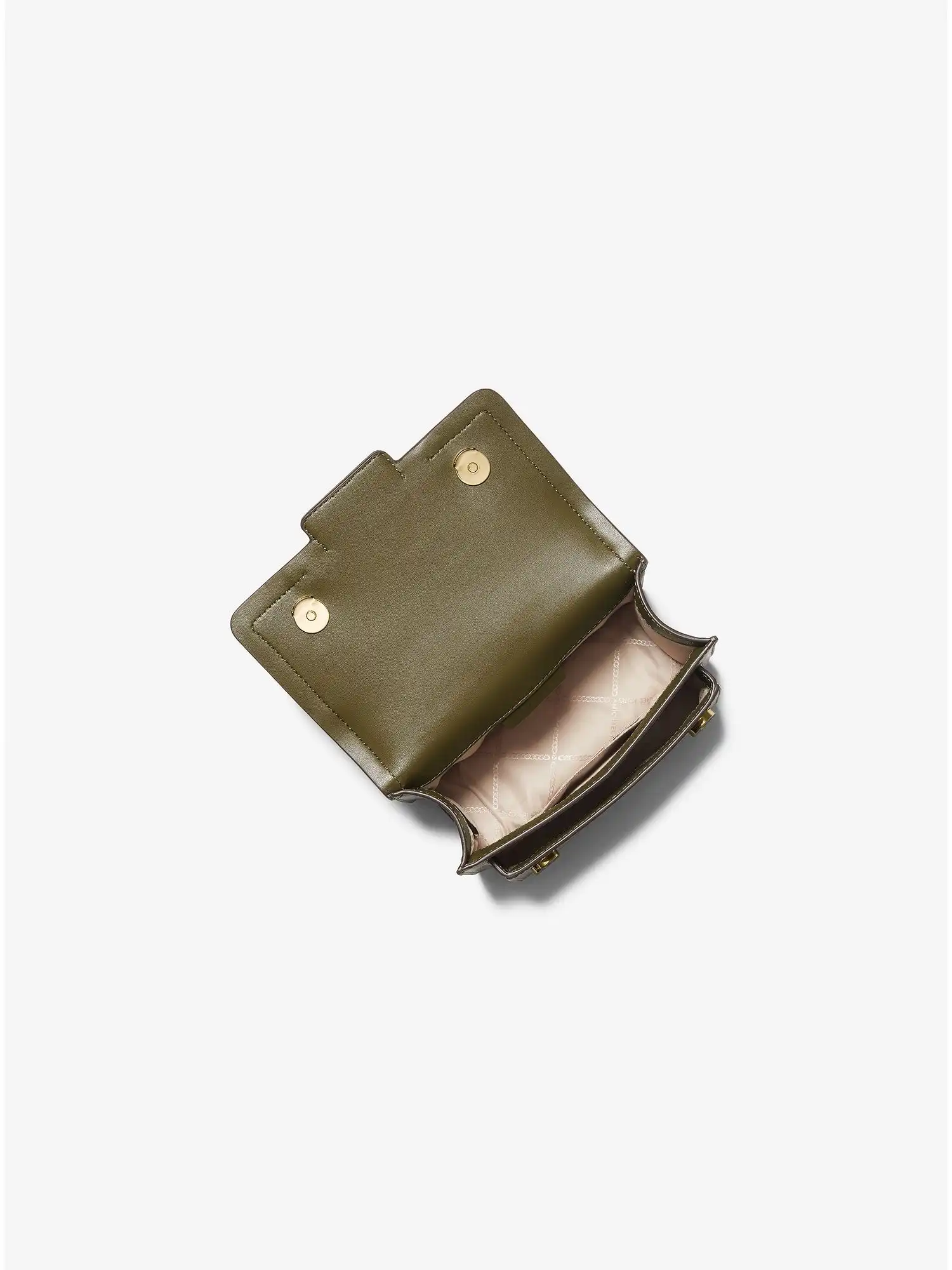 heather extra small leather crossbody bag olive