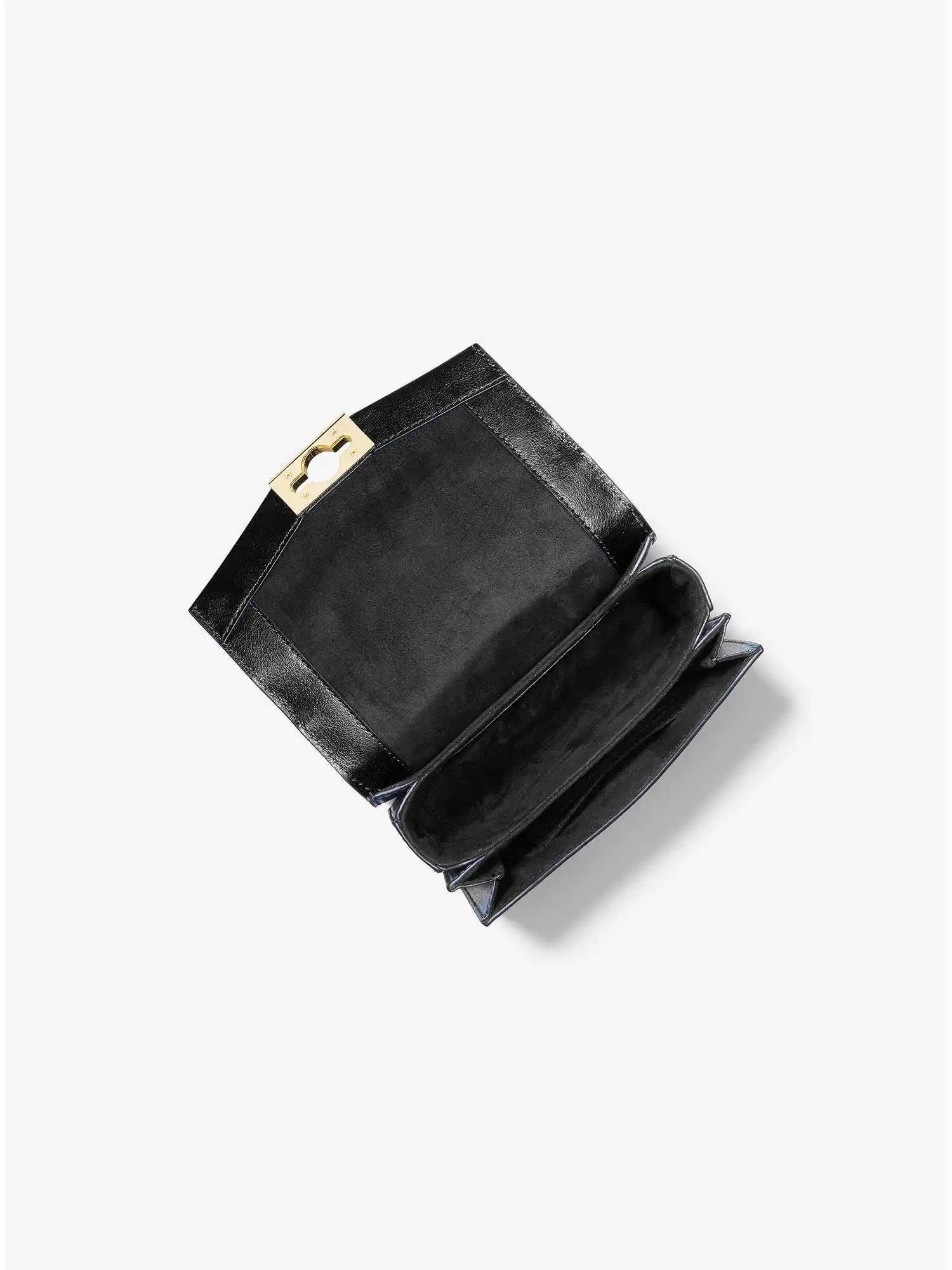 hendrix extra small leather crossbody bag black