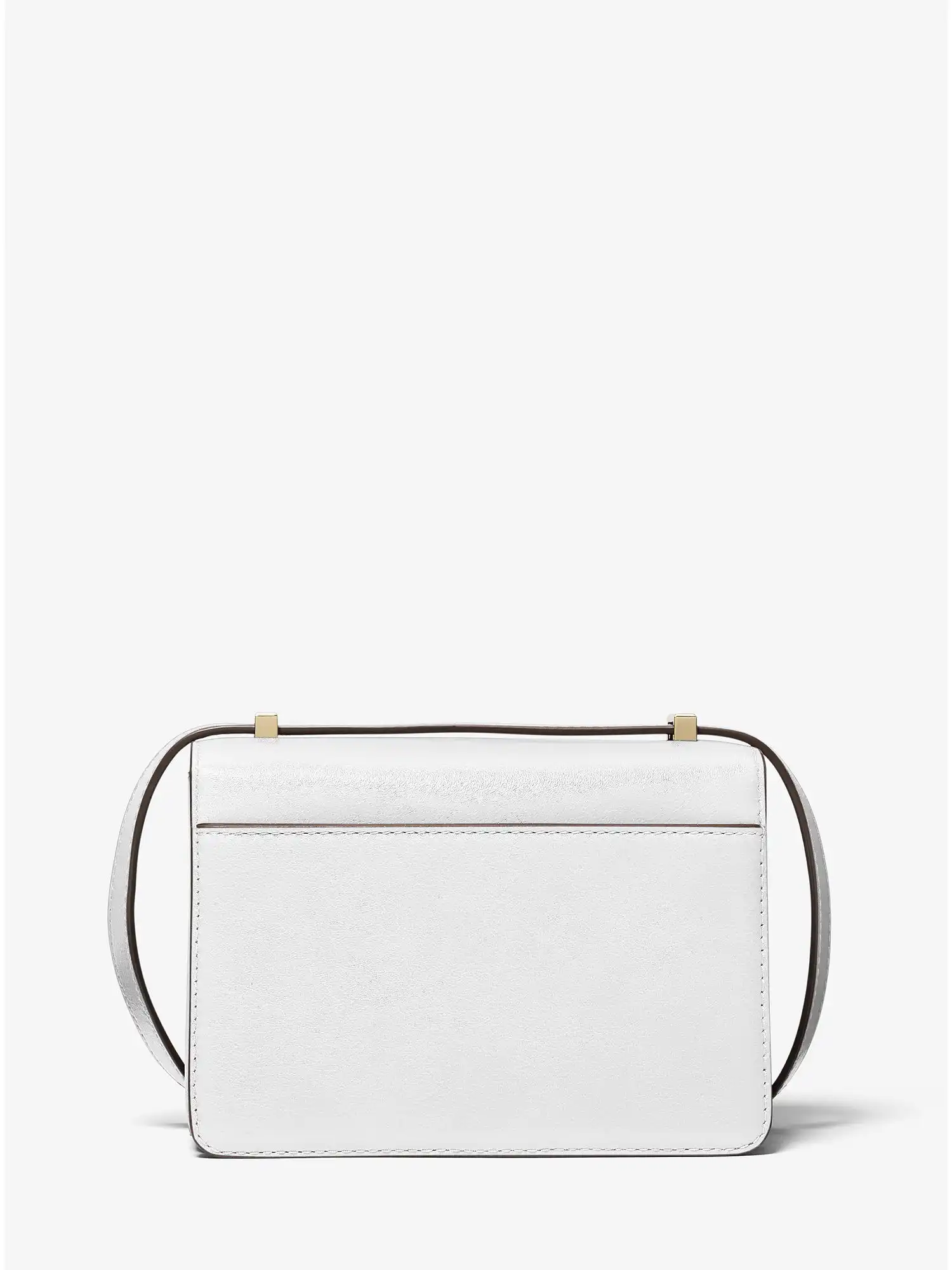 hendrix extra small leather crossbody bag optic white
