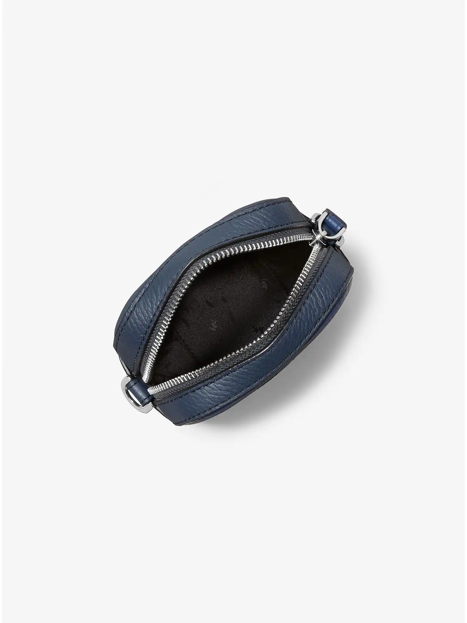 hudson color block leather smartphone crossbody bag navy