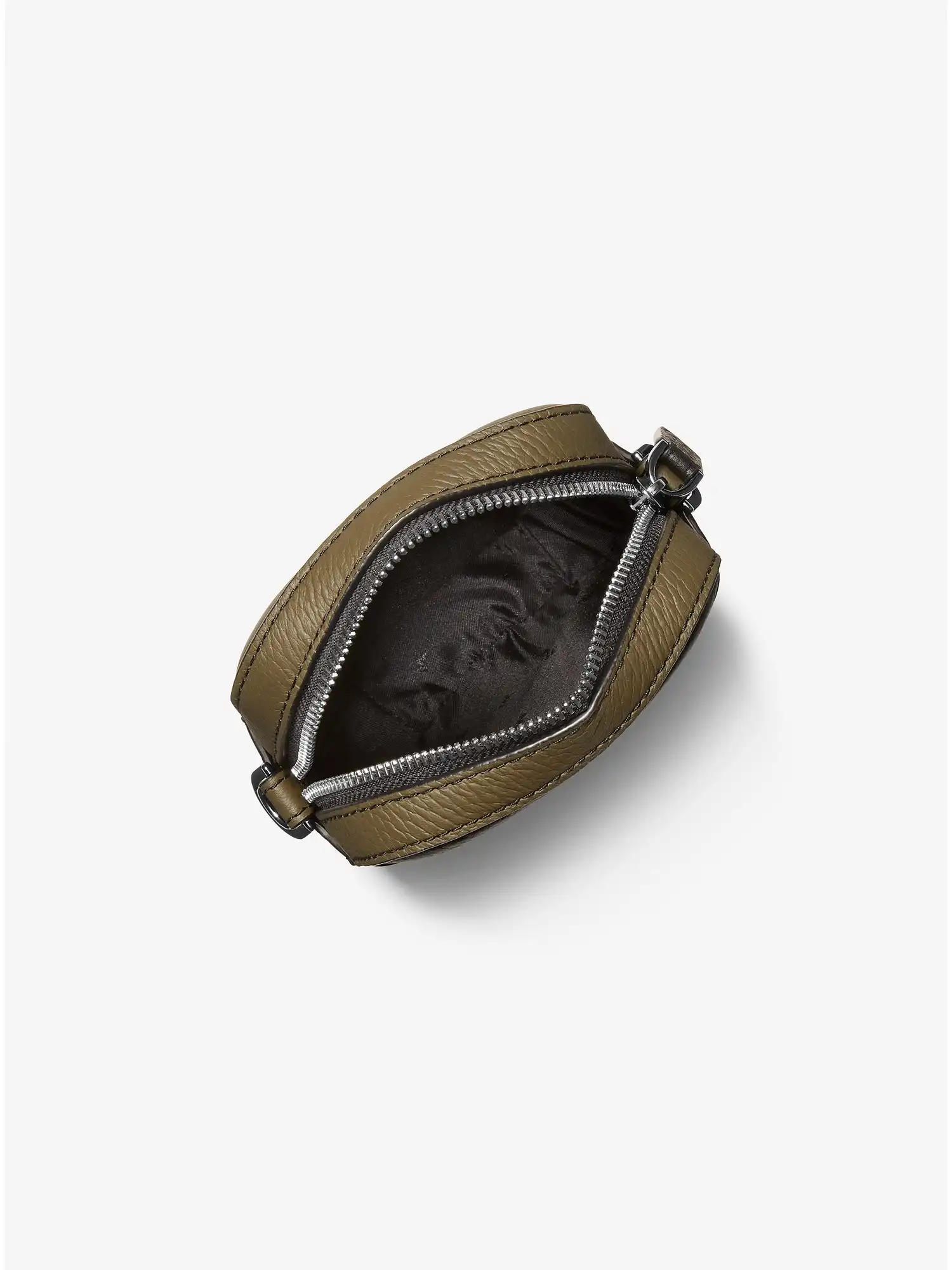 hudson color block leather smartphone crossbody bag olive