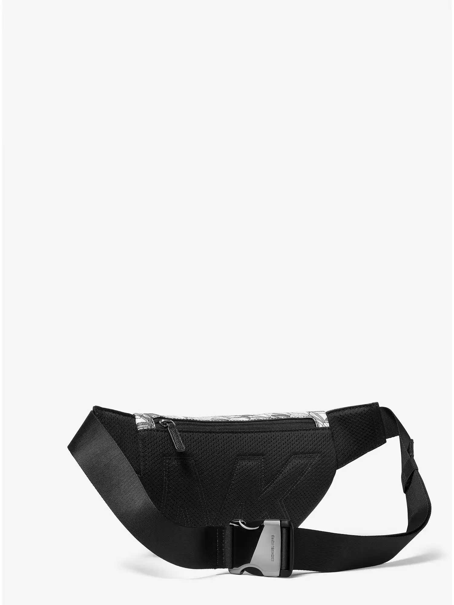 hudson graphic logo sling pack blk wht mlti