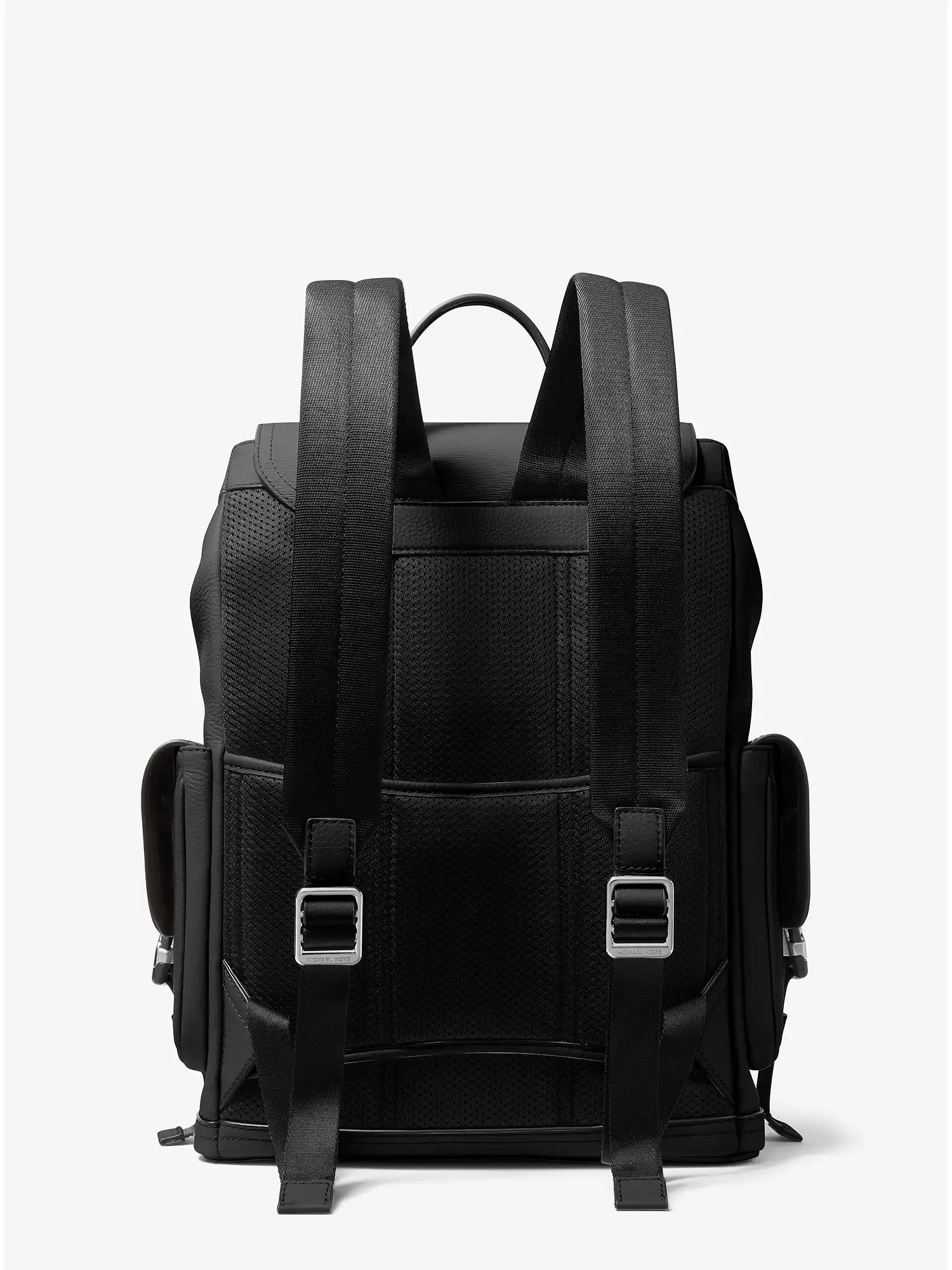 hudson leather backpack black