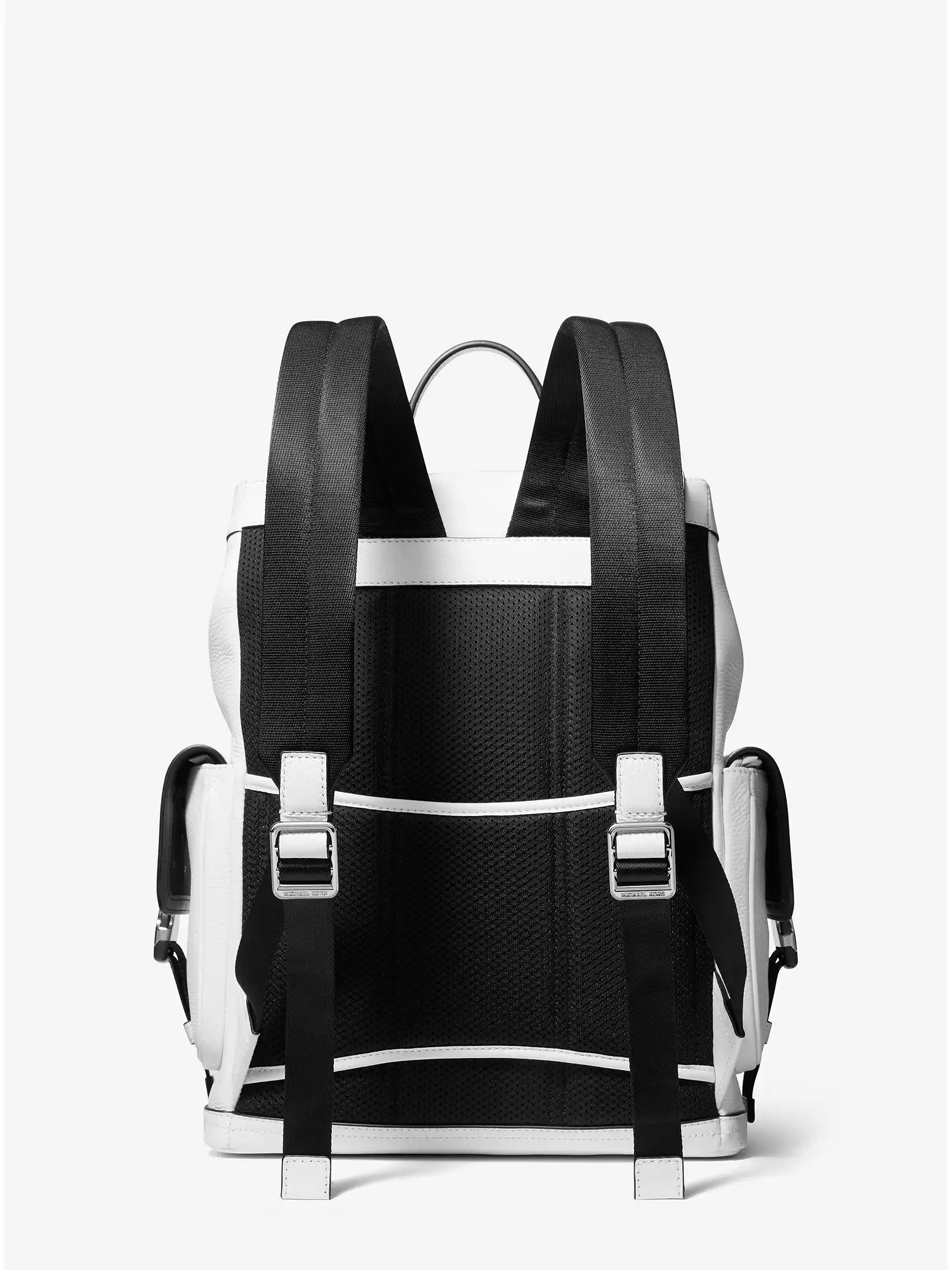 hudson leather backpack bright wht