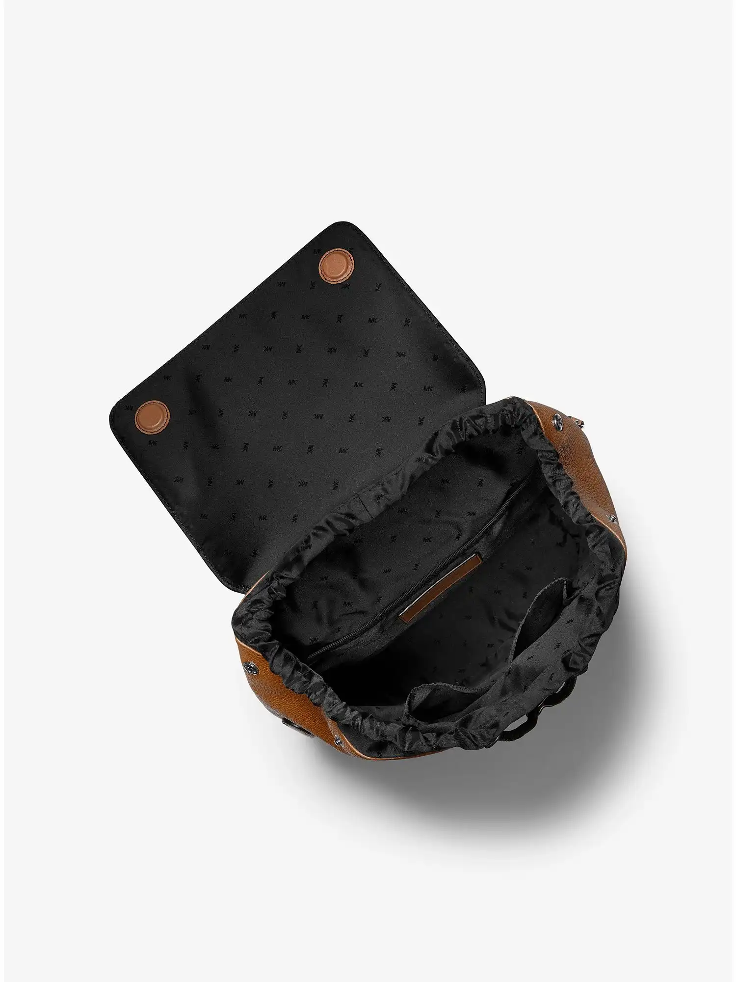 hudson pebbled leather backpack luggage