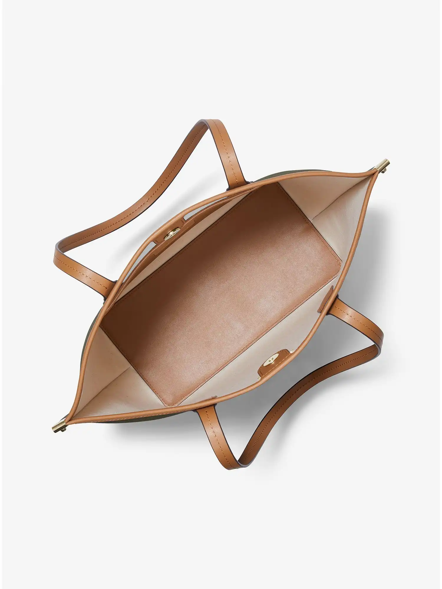 jane large cotton canvas tote bag olive combo