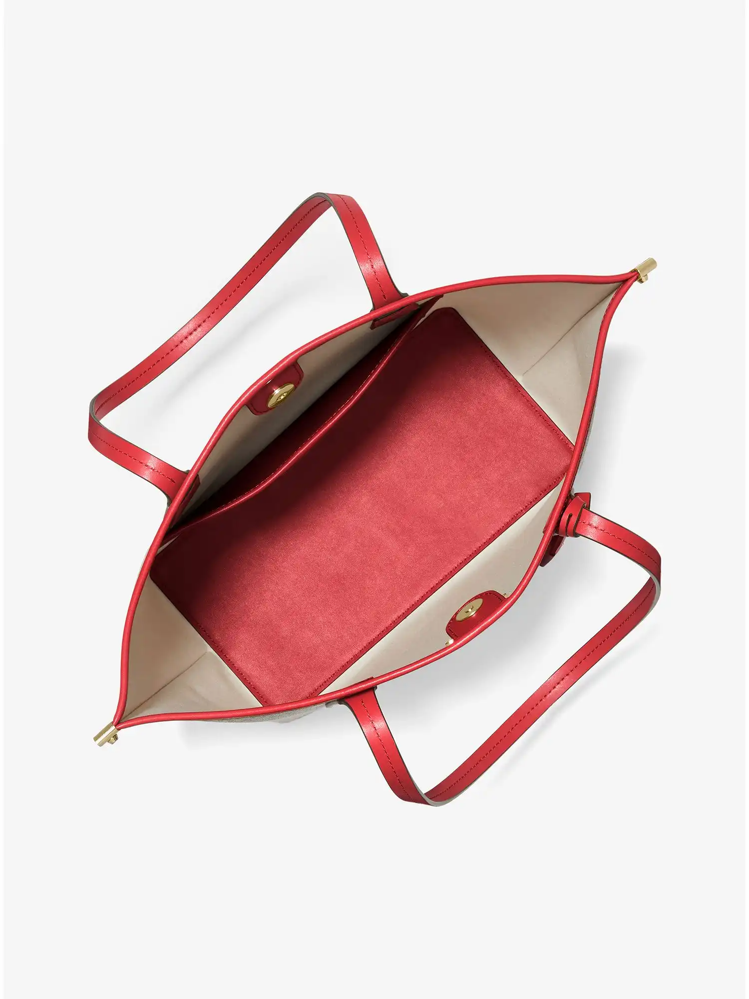 jane large pebbled leather tote bag crimson