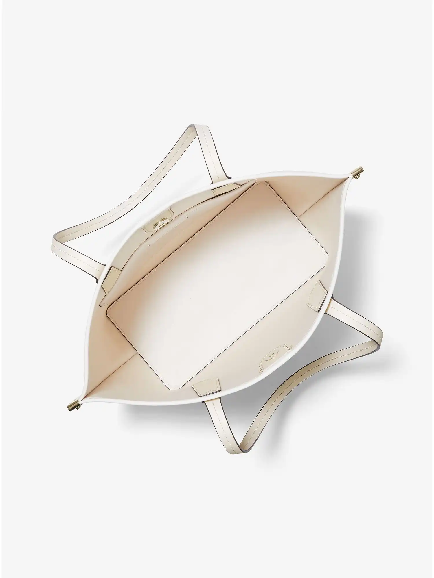 jane large pebbled leather tote bag lt cream