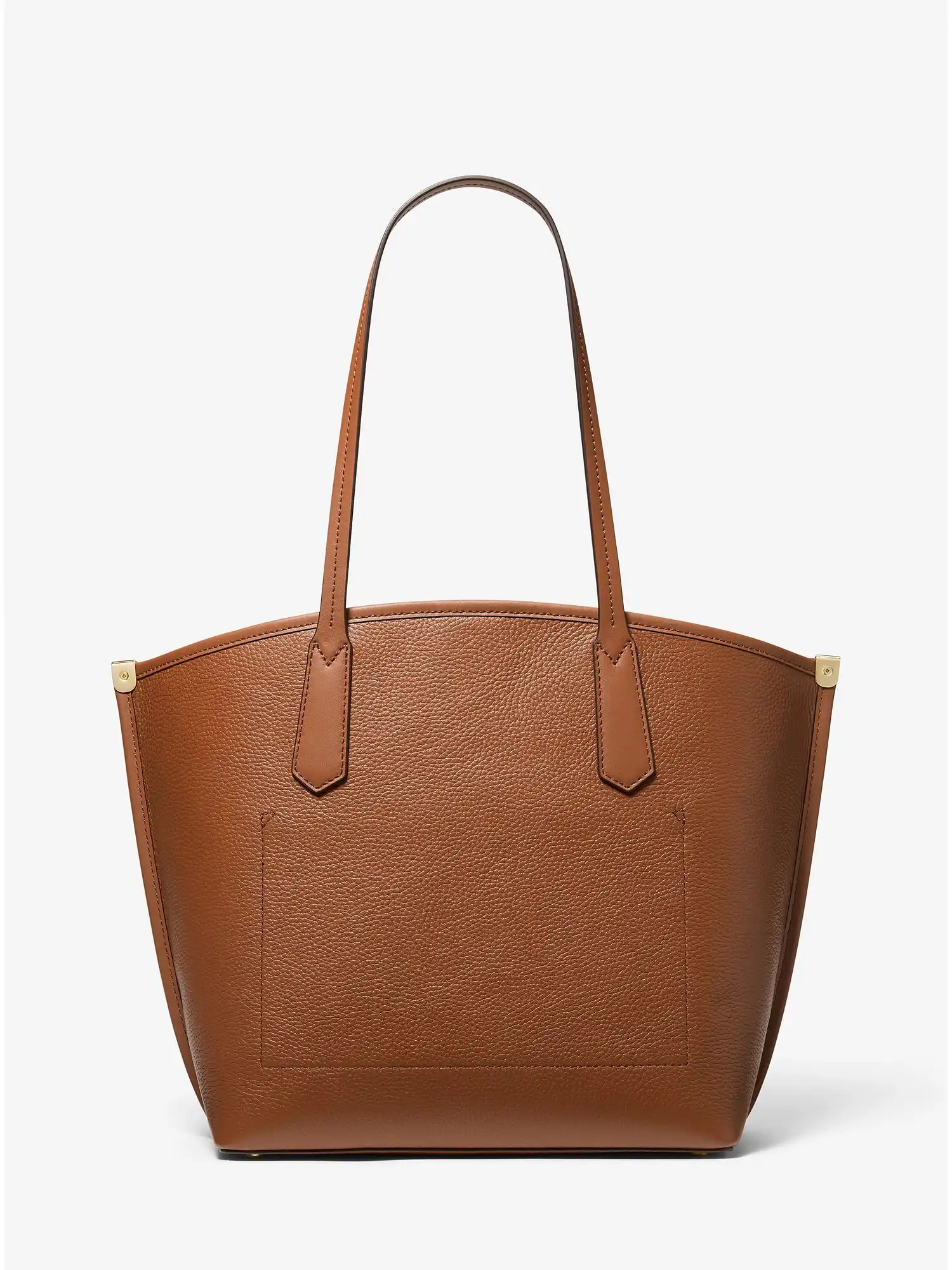 jane large pebbled leather tote bag luggage