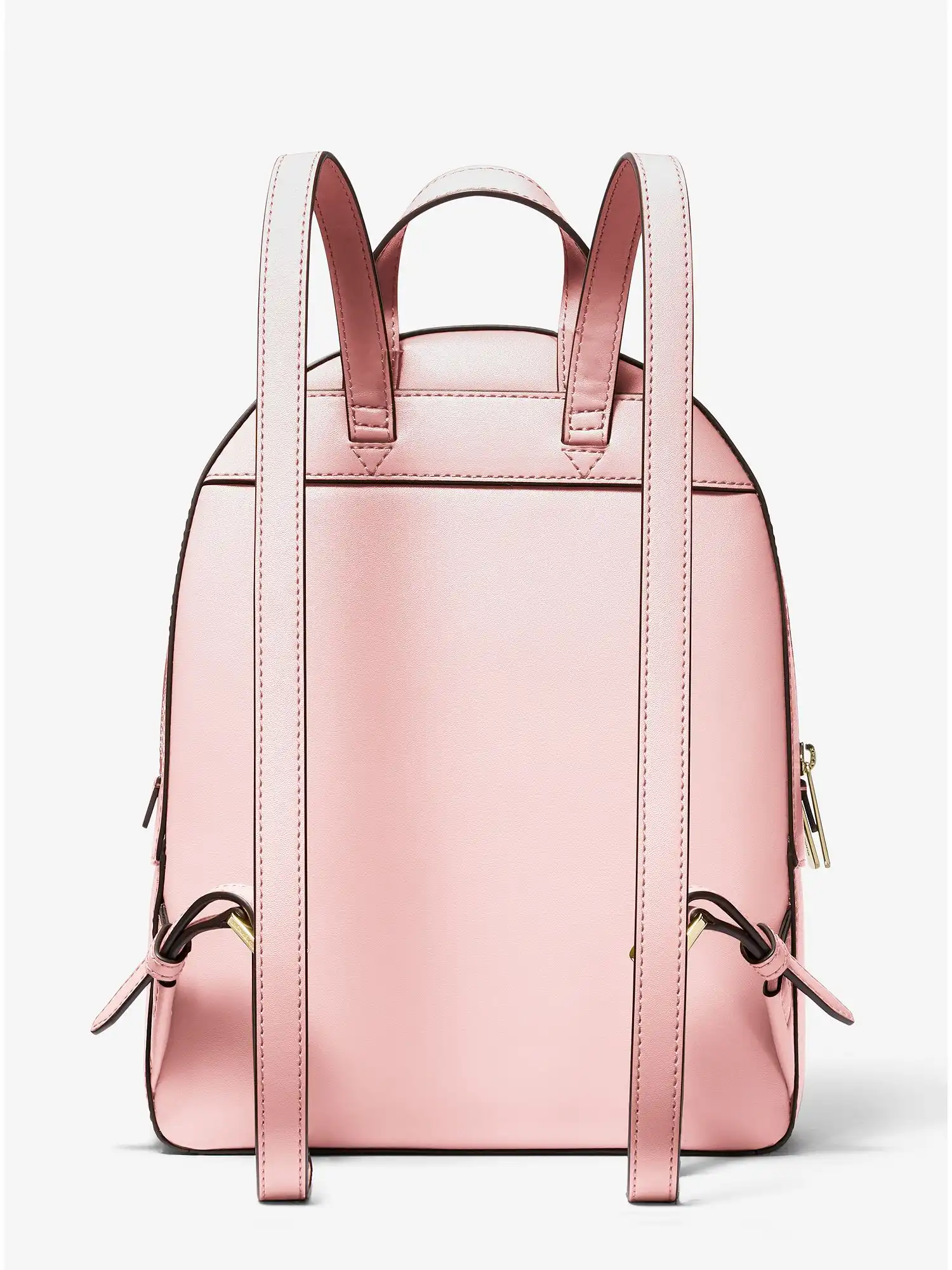 jaycee medium pebbled leather backpack powder blush