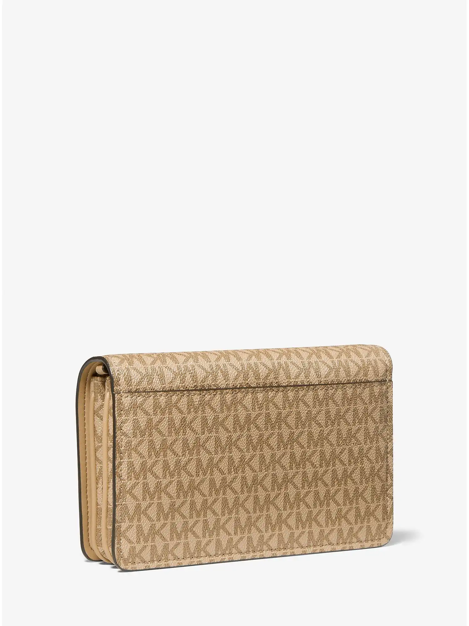 jet set large logo crossbody bag camel