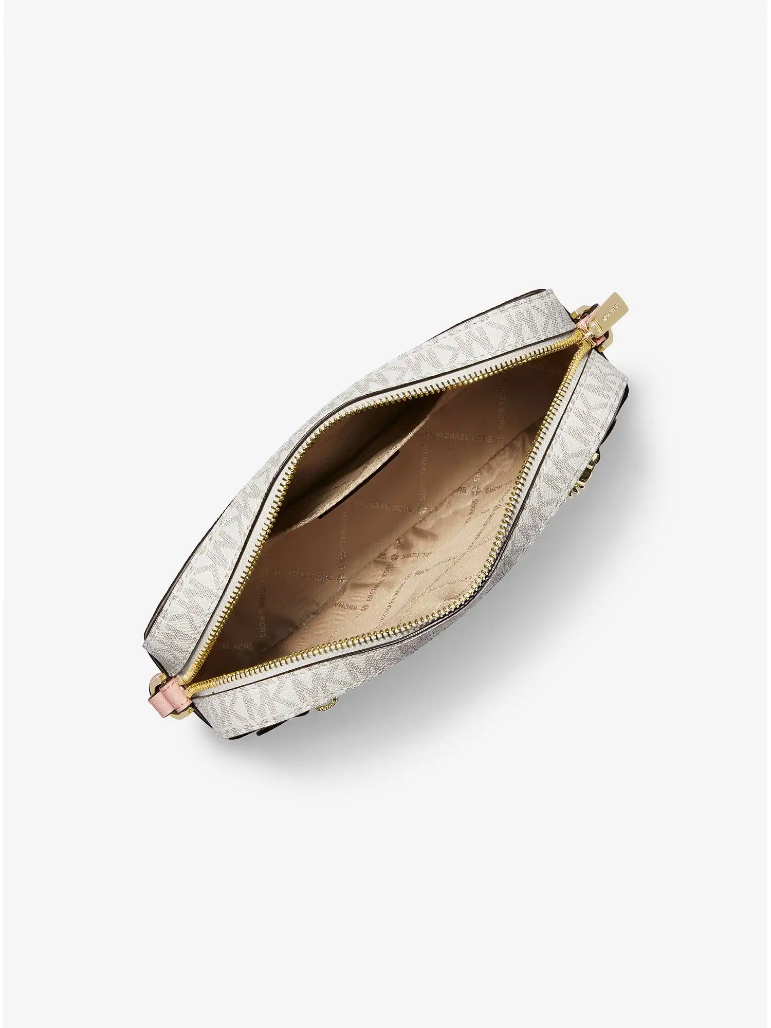 jet set large logo crossbody bag pwd blsh mlt